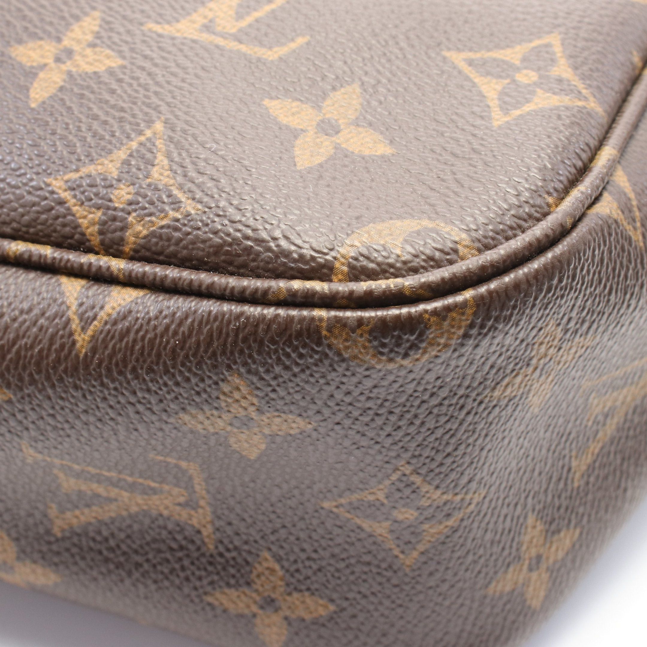 Louis Vuitton Louis Vuitton Sack Bosforo Monogram Handbag Leather Brown Size ONE SIZE - 9 Thumbnail