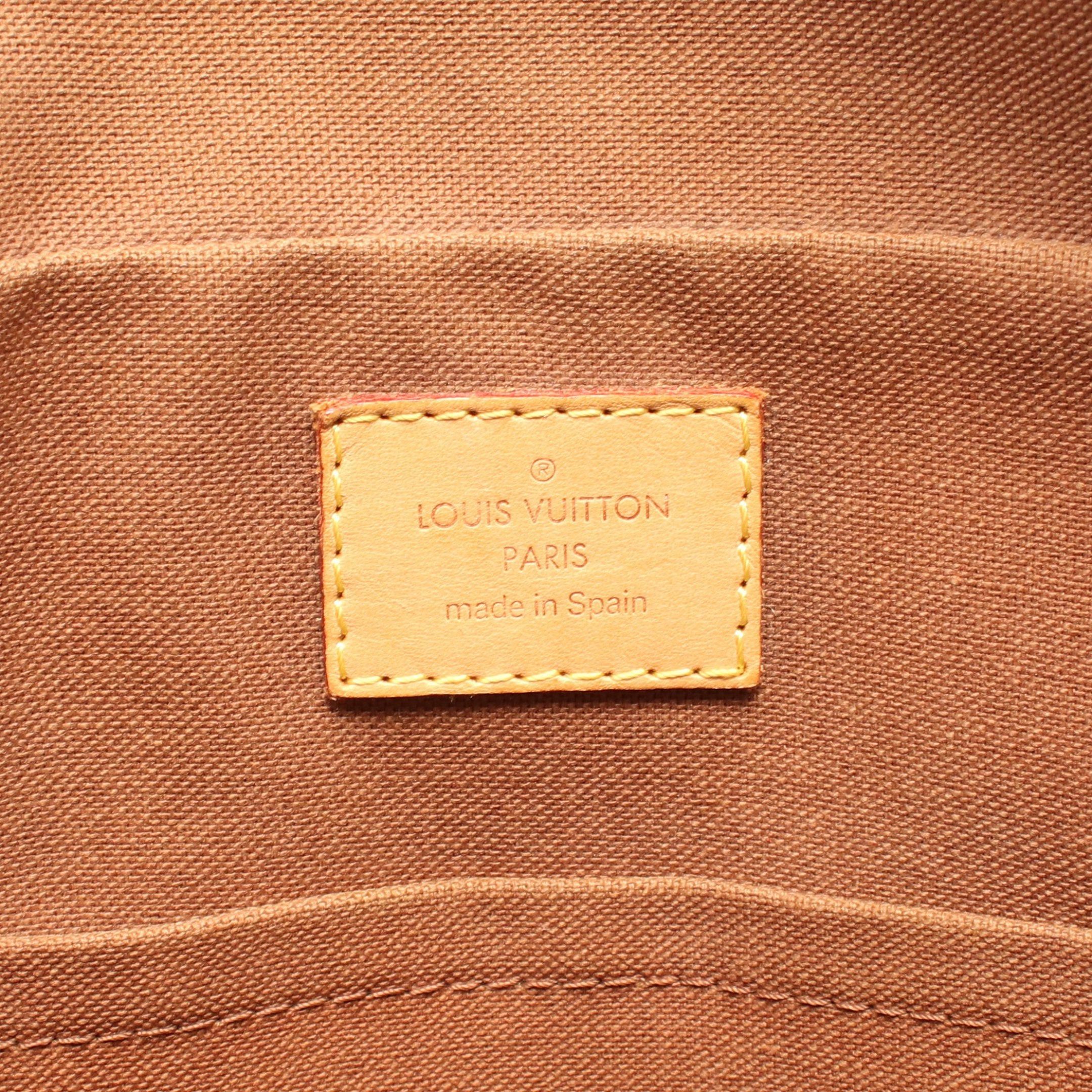 Louis Vuitton Louis Vuitton Sack Bosforo Monogram Handbag Leather Brown Size ONE SIZE - 4 Thumbnail