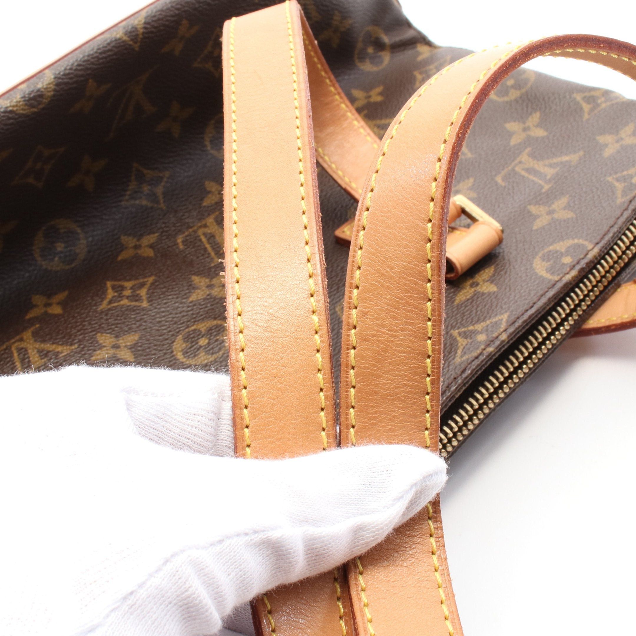 Louis Vuitton Louis Vuitton Cabas Piano Monogram Shoulder Bag Leather Brown Size ONE SIZE - 8 Thumbnail