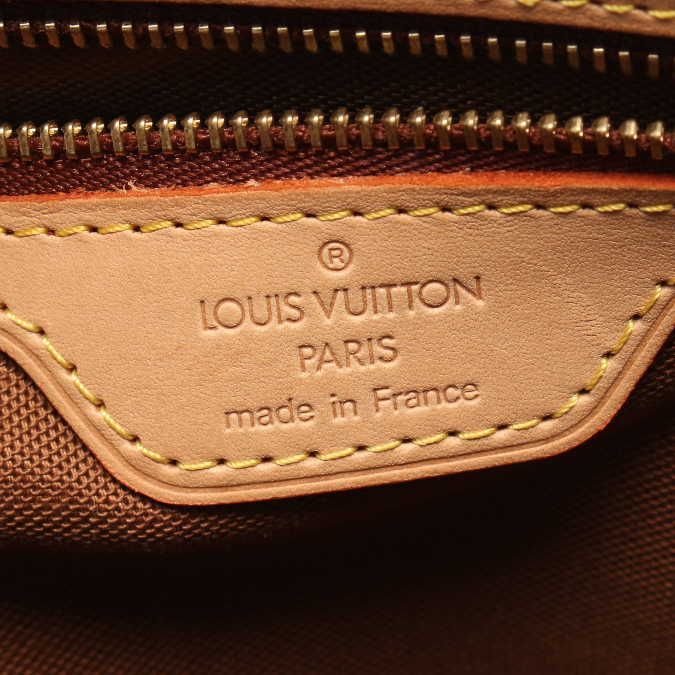 Louis Vuitton Louis Vuitton Cabas Piano Monogram Shoulder Bag Leather Brown Size ONE SIZE - 4 Thumbnail