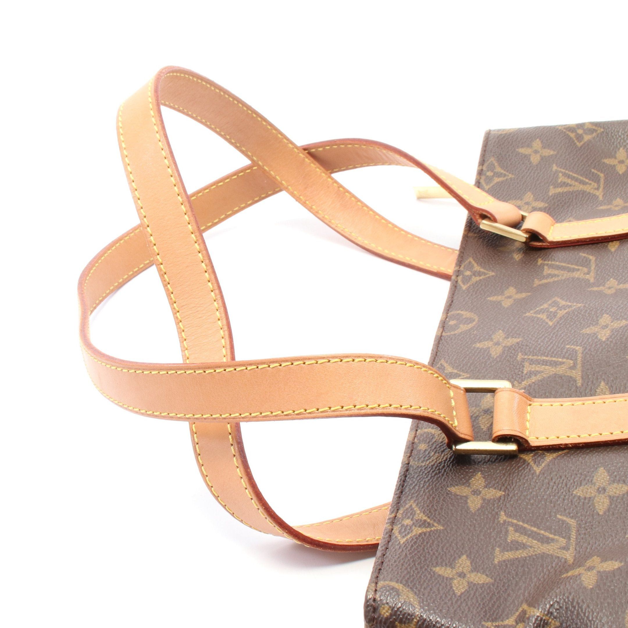 Louis Vuitton Louis Vuitton Cabas Piano Monogram Shoulder Bag Leather Brown Size ONE SIZE - 7 Thumbnail
