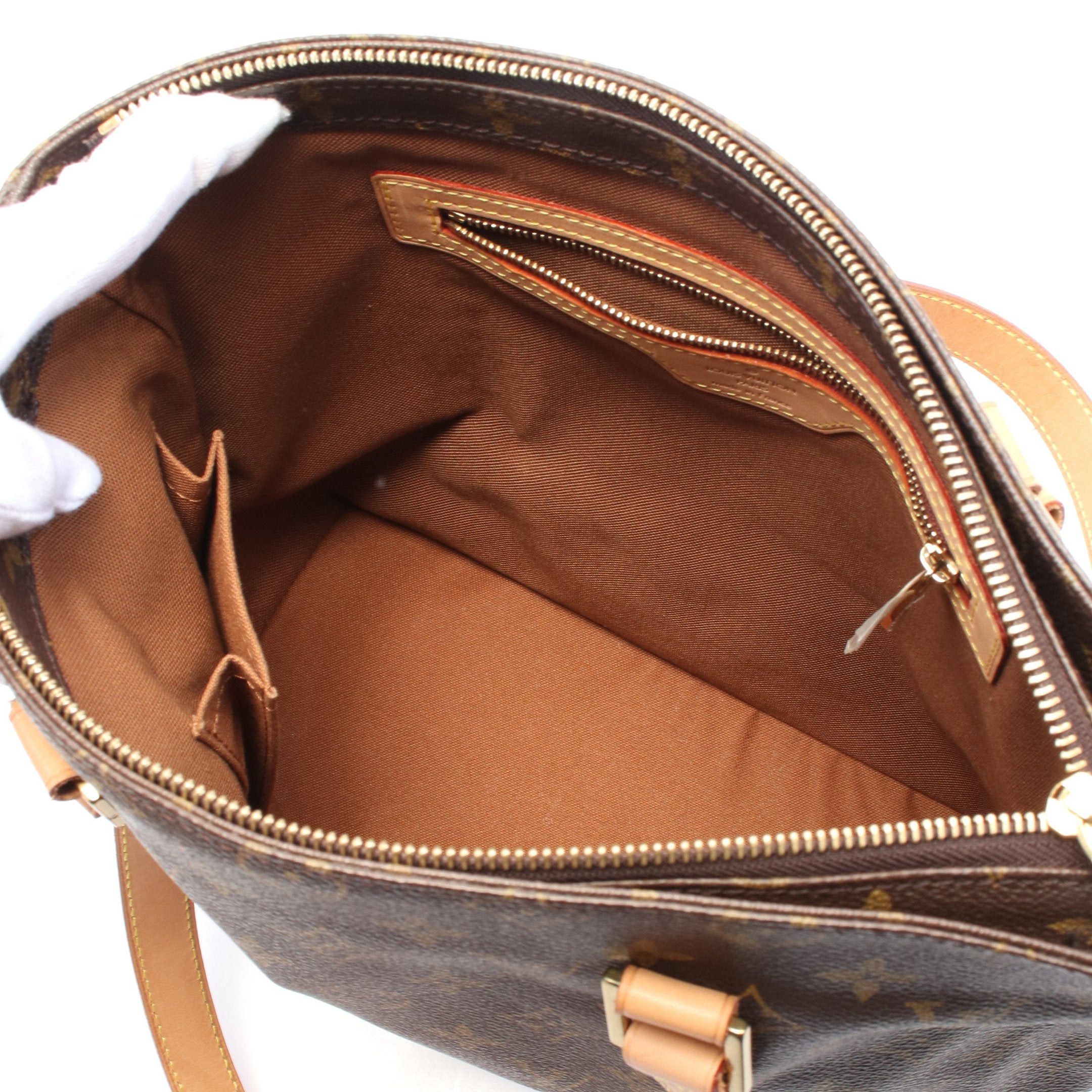 Louis Vuitton Louis Vuitton Cabas Piano Monogram Shoulder Bag Leather Brown Size ONE SIZE - 3 Thumbnail