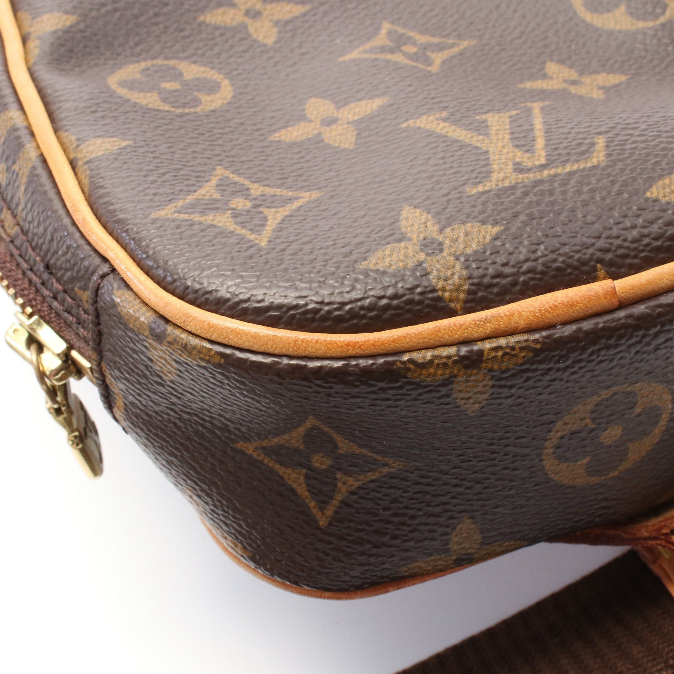 Louis Vuitton Louis Vuitton Pochette Ganju Monogram Body Bag Leather Brown Size ONE SIZE - 6 Thumbnail