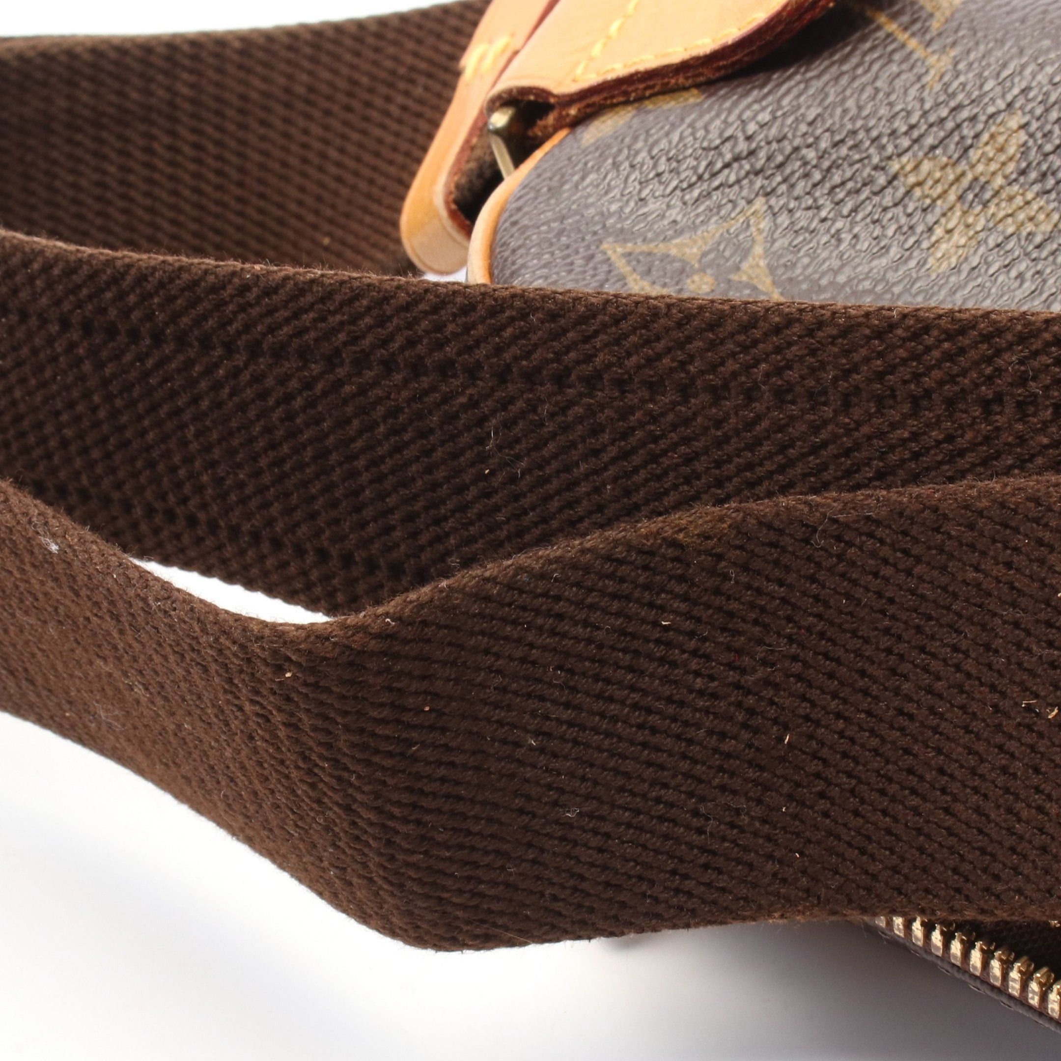 Louis Vuitton Louis Vuitton Pochette Ganju Monogram Body Bag Leather Brown Size ONE SIZE - 7 Thumbnail