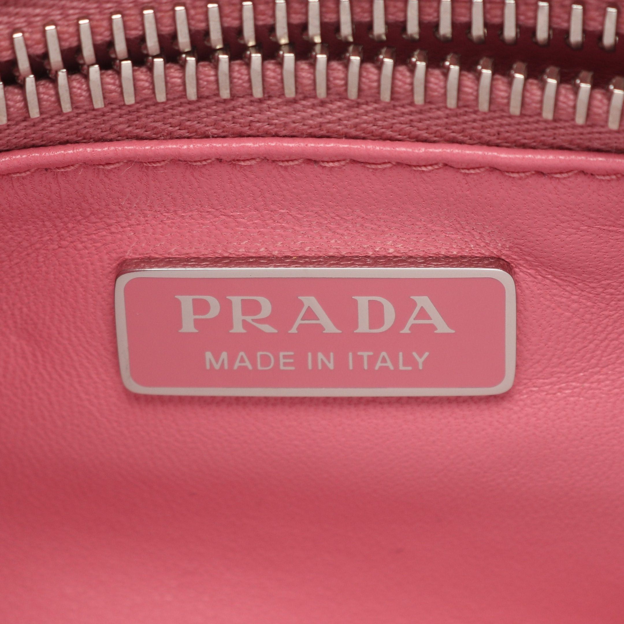 Prada Prada Moon Handbag Leather Pink Size ONE SIZE - 4 Thumbnail