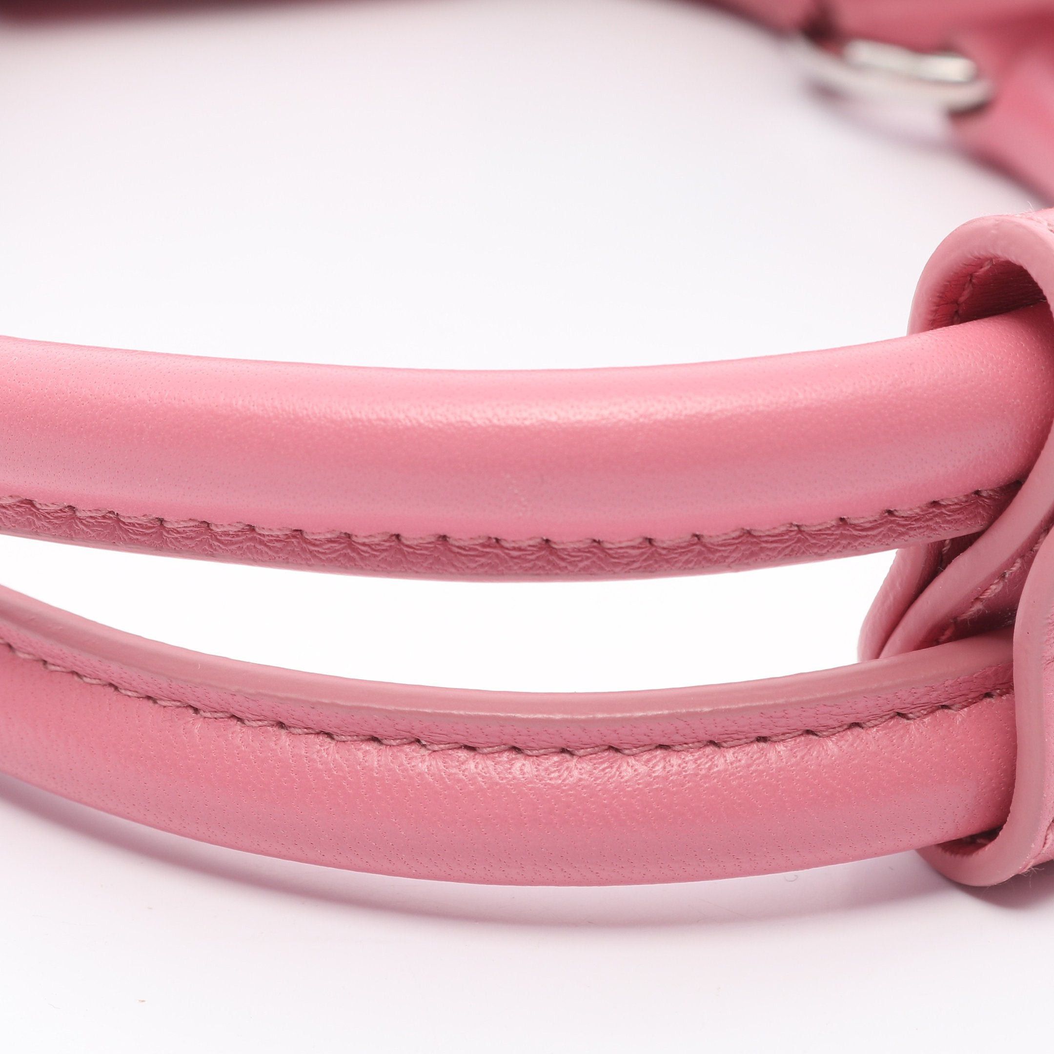 Prada Prada Moon Handbag Leather Pink Size ONE SIZE - 6 Thumbnail
