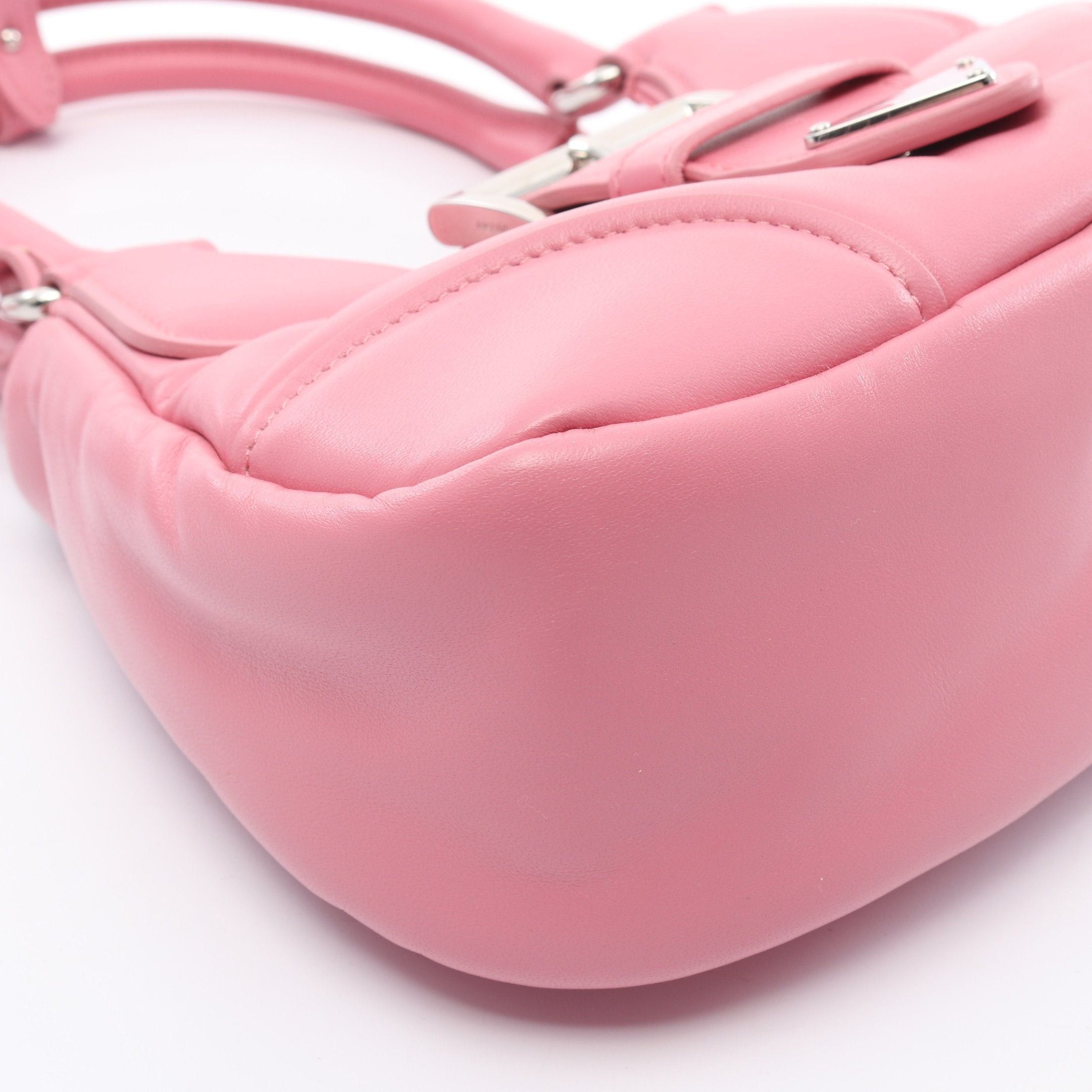 Prada Prada Moon Handbag Leather Pink Size ONE SIZE - 5 Thumbnail