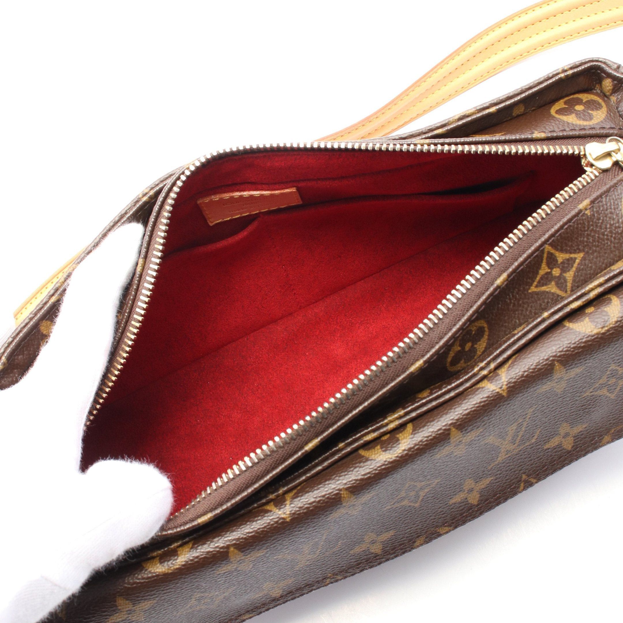 Louis Vuitton Louis Vuitton Vivacite Mm Monogram Shoulder Bag Leather Brown Size ONE SIZE - 3 Thumbnail