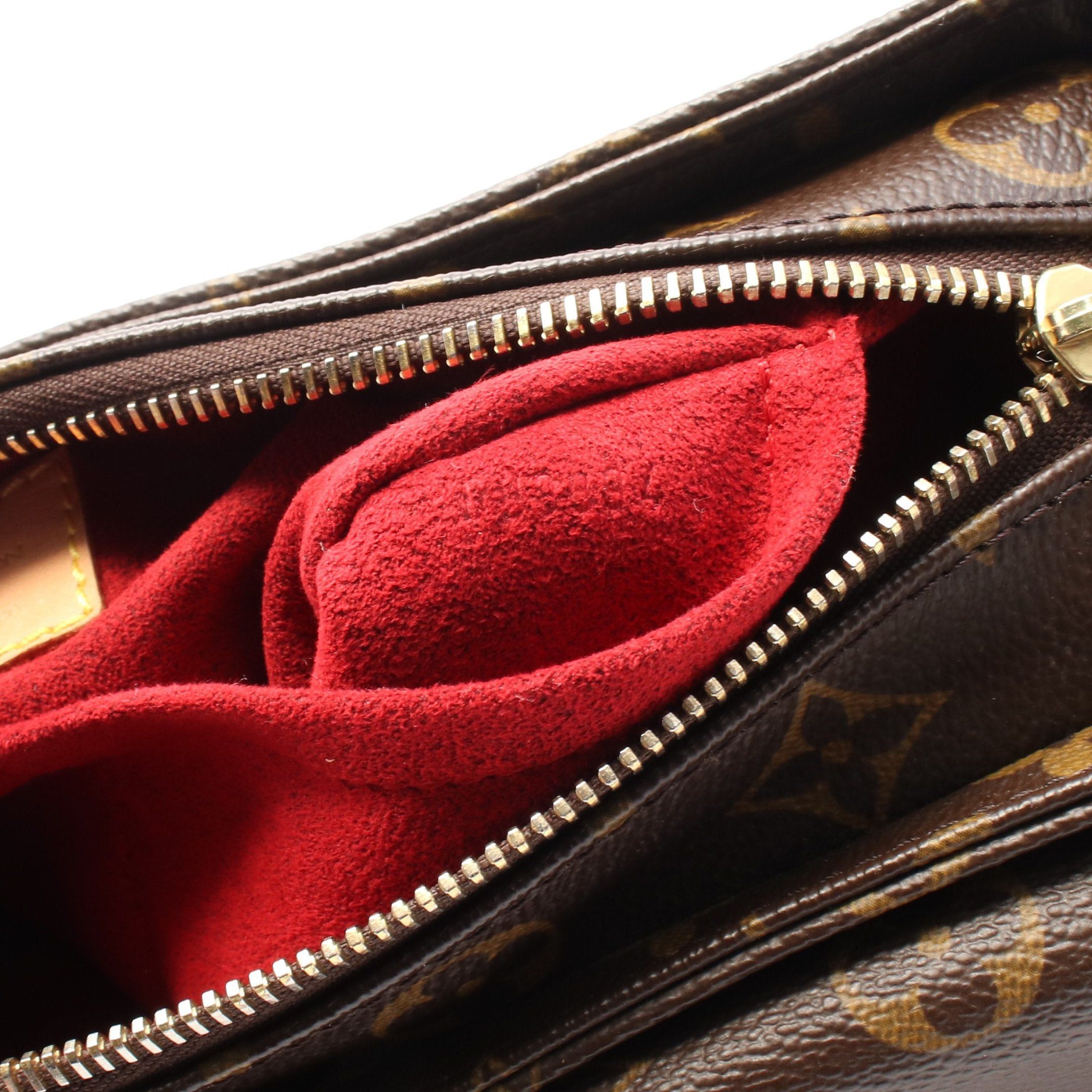 Louis Vuitton Louis Vuitton Vivacite Mm Monogram Shoulder Bag Leather Brown Size ONE SIZE - 5 Thumbnail