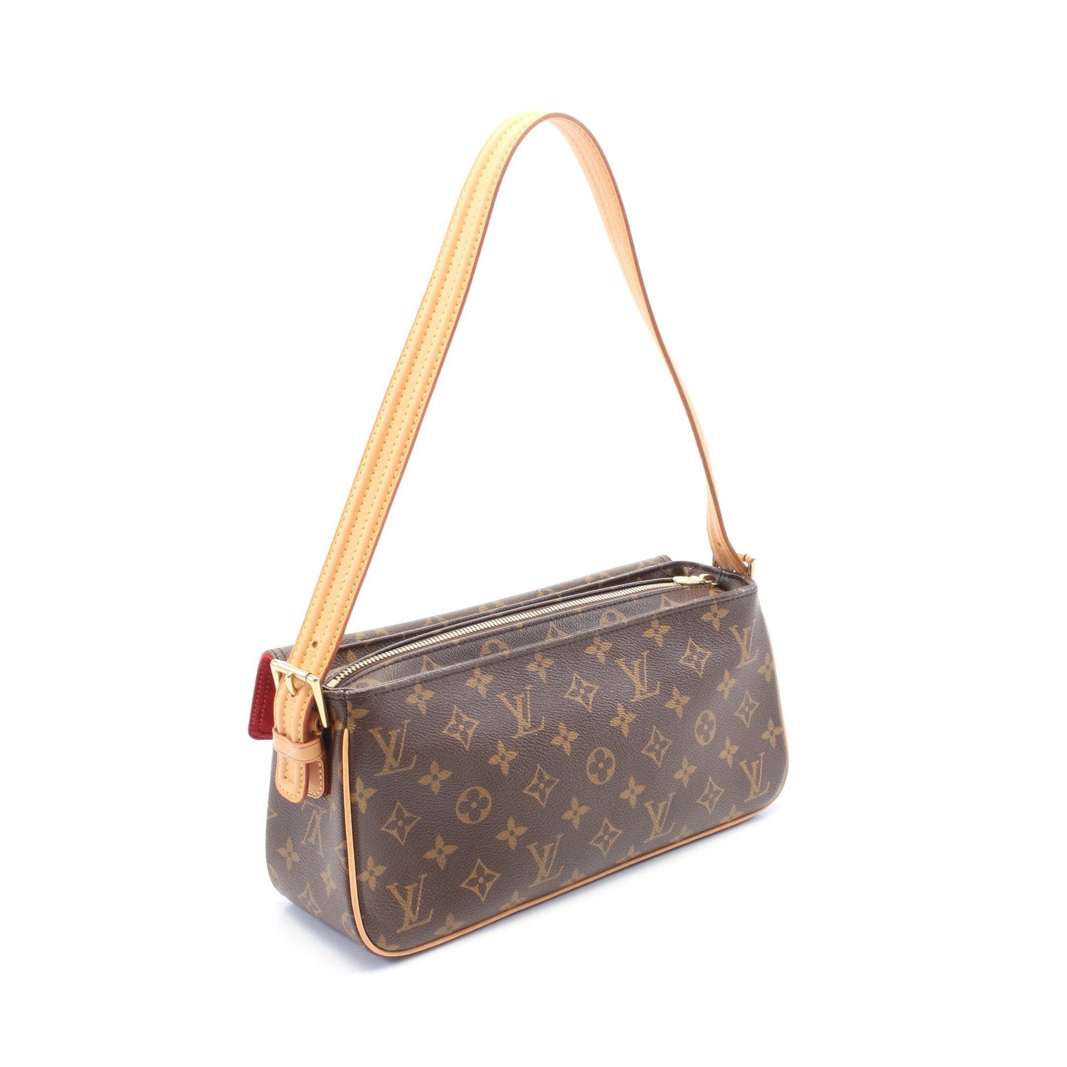 Louis Vuitton Louis Vuitton Vivacite Mm Monogram Shoulder Bag Leather Brown Size ONE SIZE - 2 Thumbnail