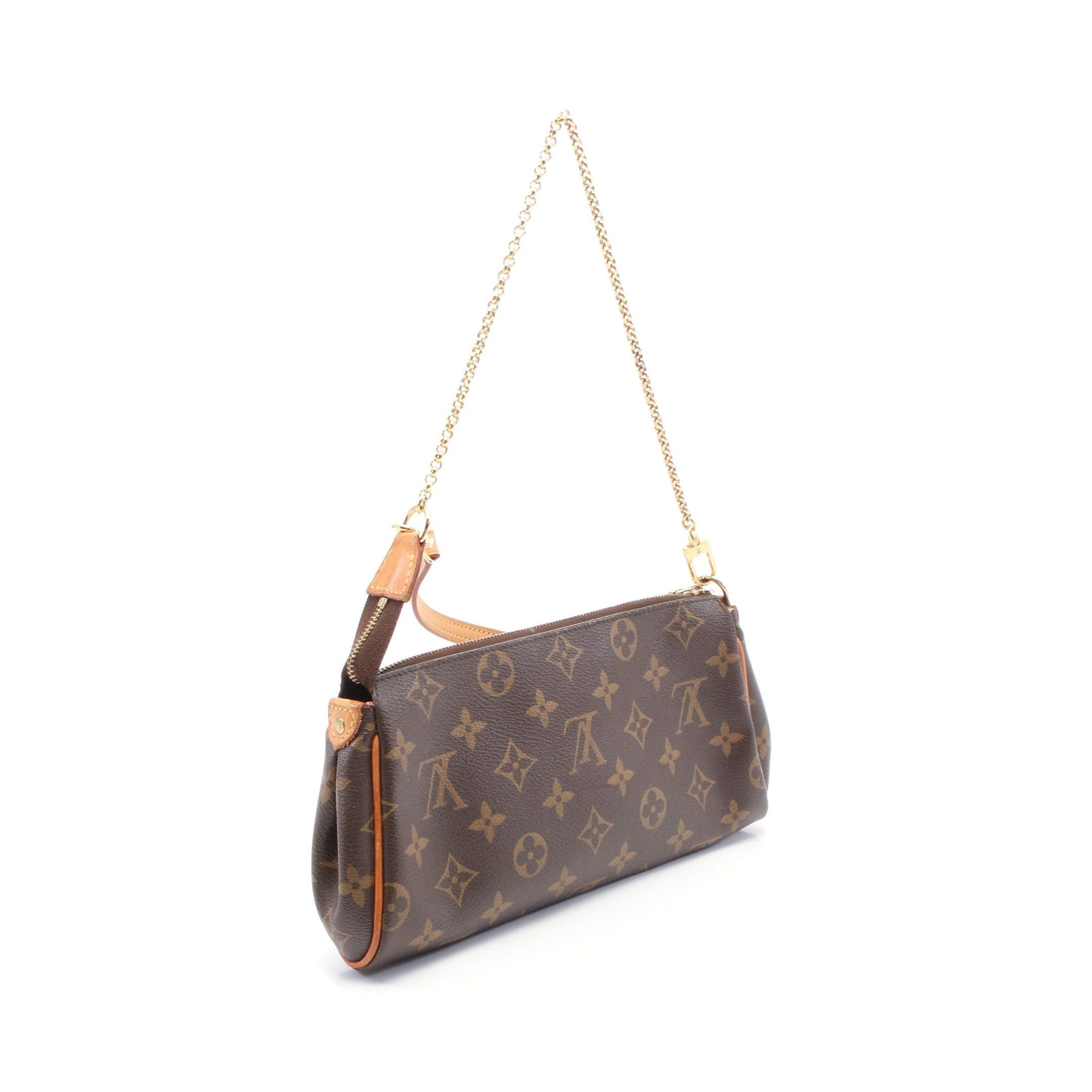 Louis Vuitton Louis Vuitton Eva Monogram Chain Shoulder Bag Leather Brown Size ONE SIZE - 2 Thumbnail