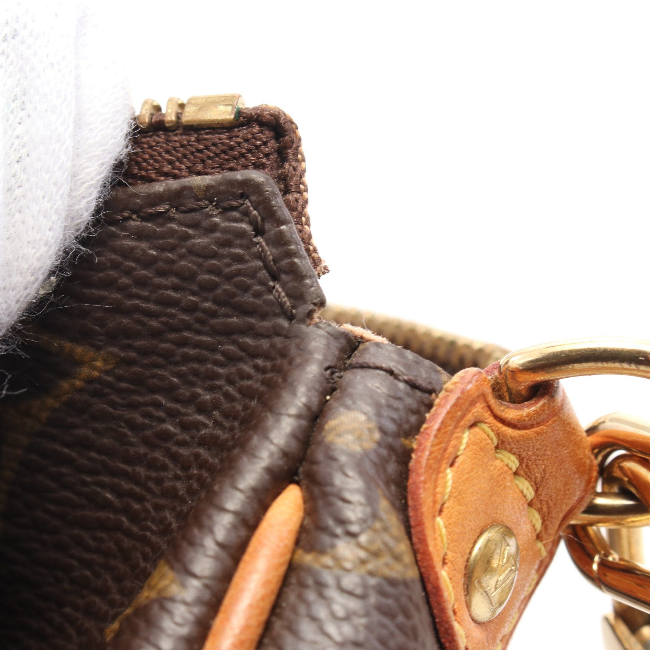 Louis Vuitton Louis Vuitton Eva Monogram Chain Shoulder Bag Leather Brown Size ONE SIZE - 8 Thumbnail