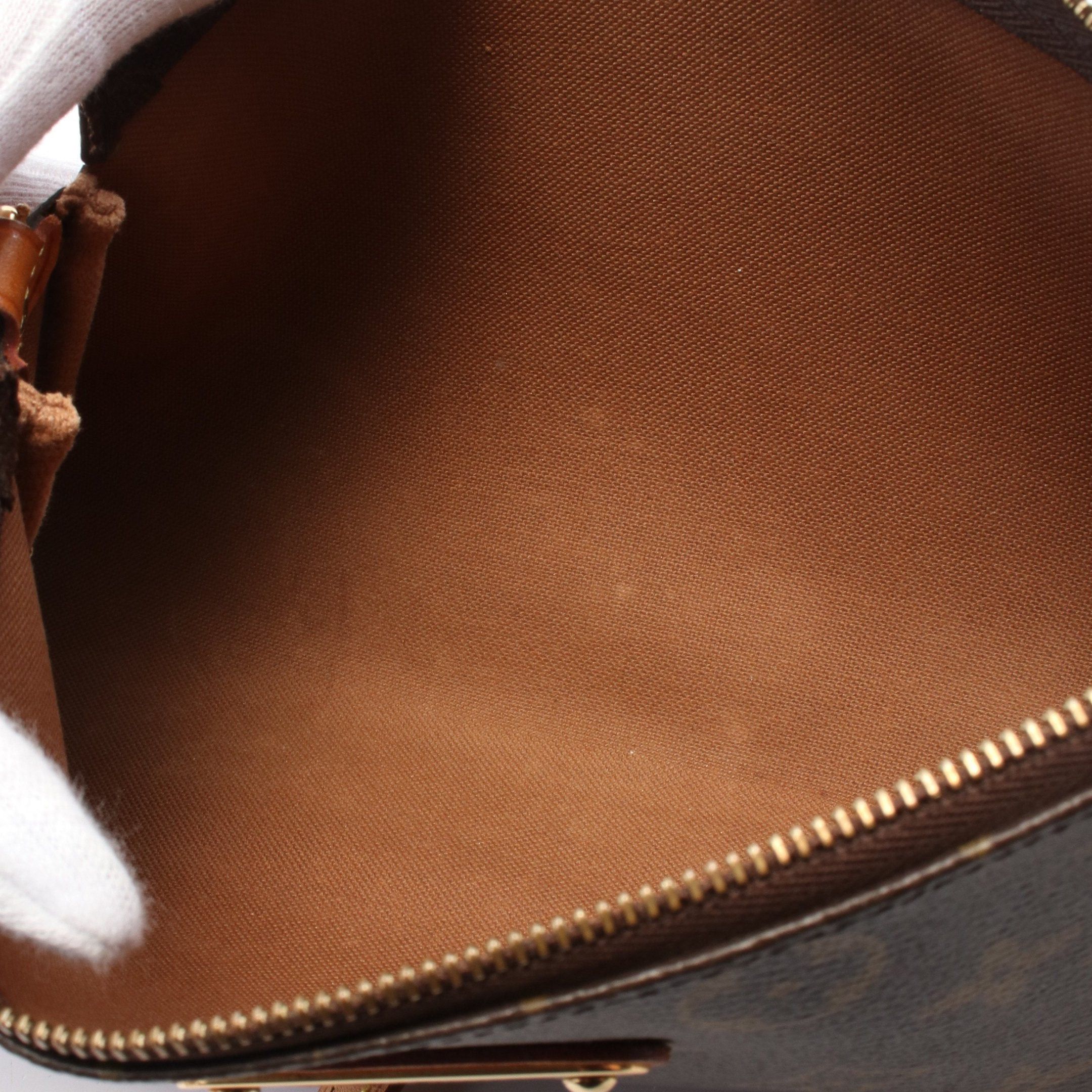 Louis Vuitton Louis Vuitton Eva Monogram Chain Shoulder Bag Leather Brown Size ONE SIZE - 6 Thumbnail