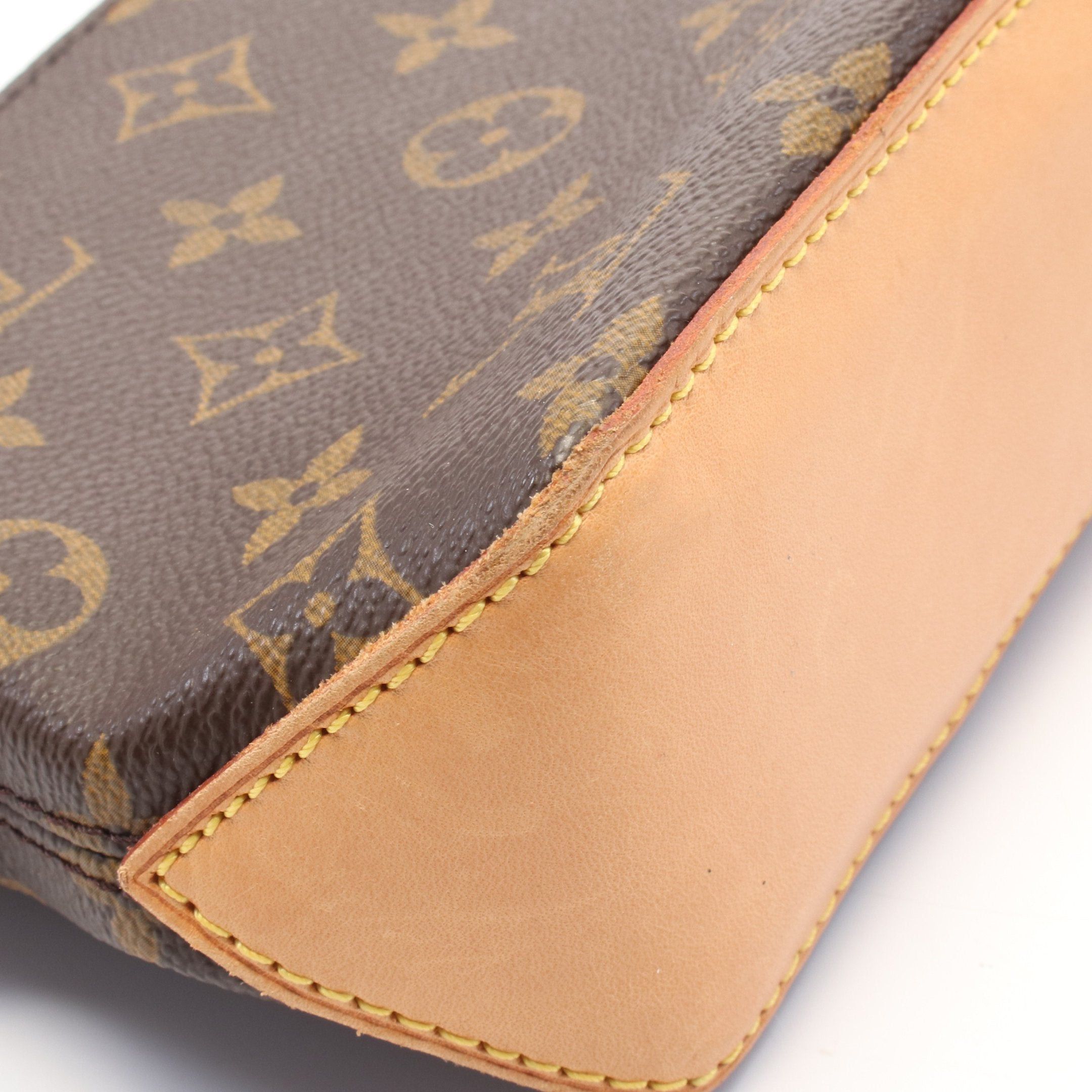 Louis Vuitton Louis Vuitton Trotteur Monogram Shoulder Bag Leather Brown Size ONE SIZE - 7 Thumbnail