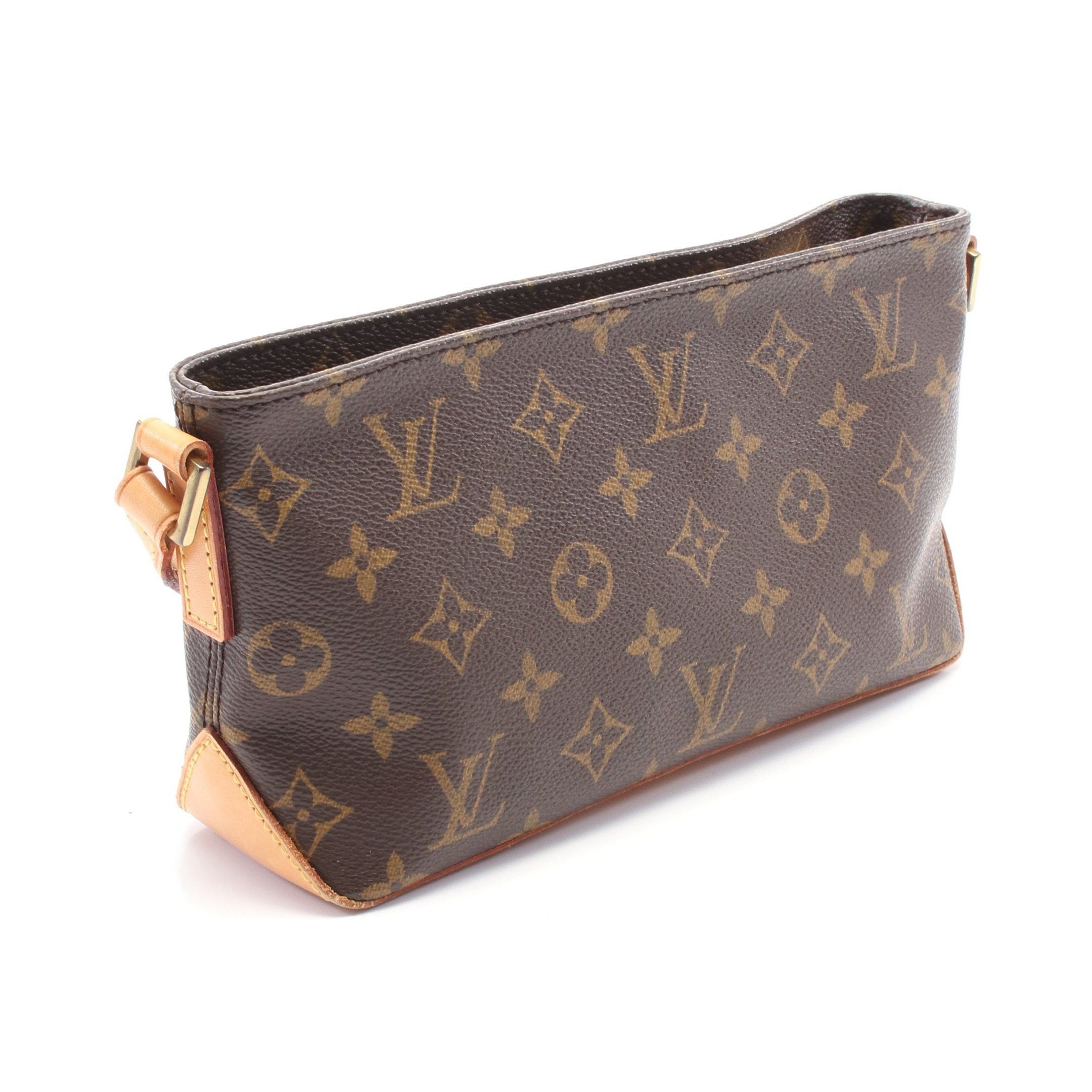 Louis Vuitton Louis Vuitton Trotteur Monogram Shoulder Bag Leather Brown Size ONE SIZE - 2 Thumbnail