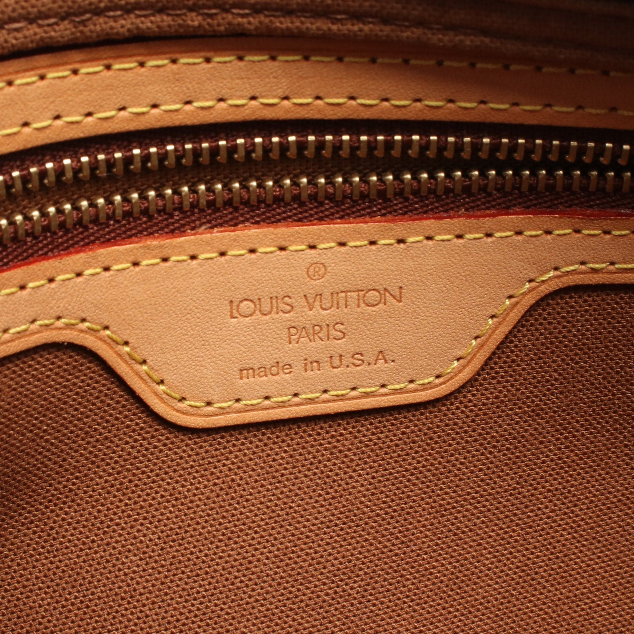 Louis Vuitton Louis Vuitton Trotteur Monogram Shoulder Bag Leather Brown Size ONE SIZE - 4 Thumbnail