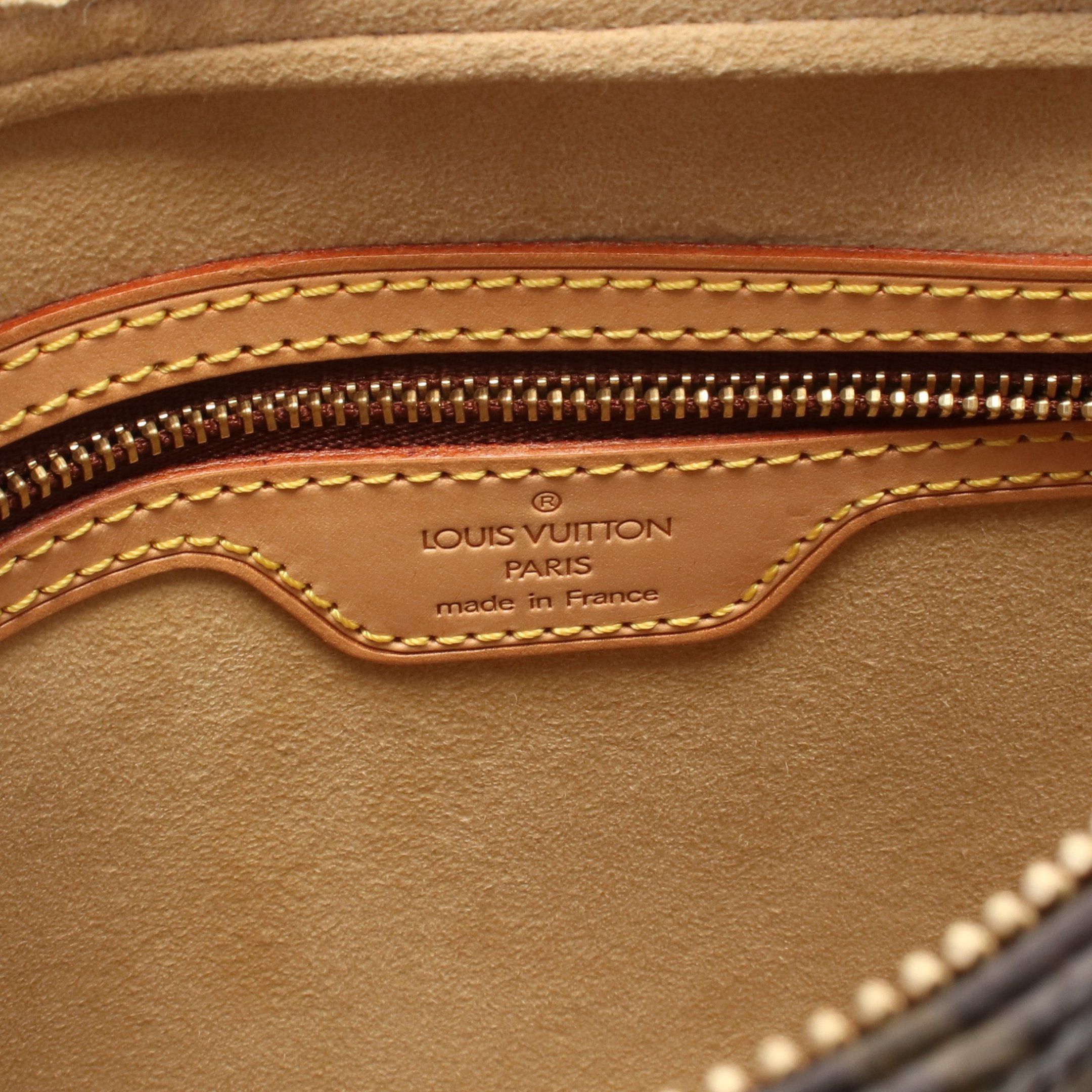 Louis Vuitton Louis Vuitton Looping Mm Monogram Shoulder Bag Leather Brown Size ONE SIZE - 4 Thumbnail