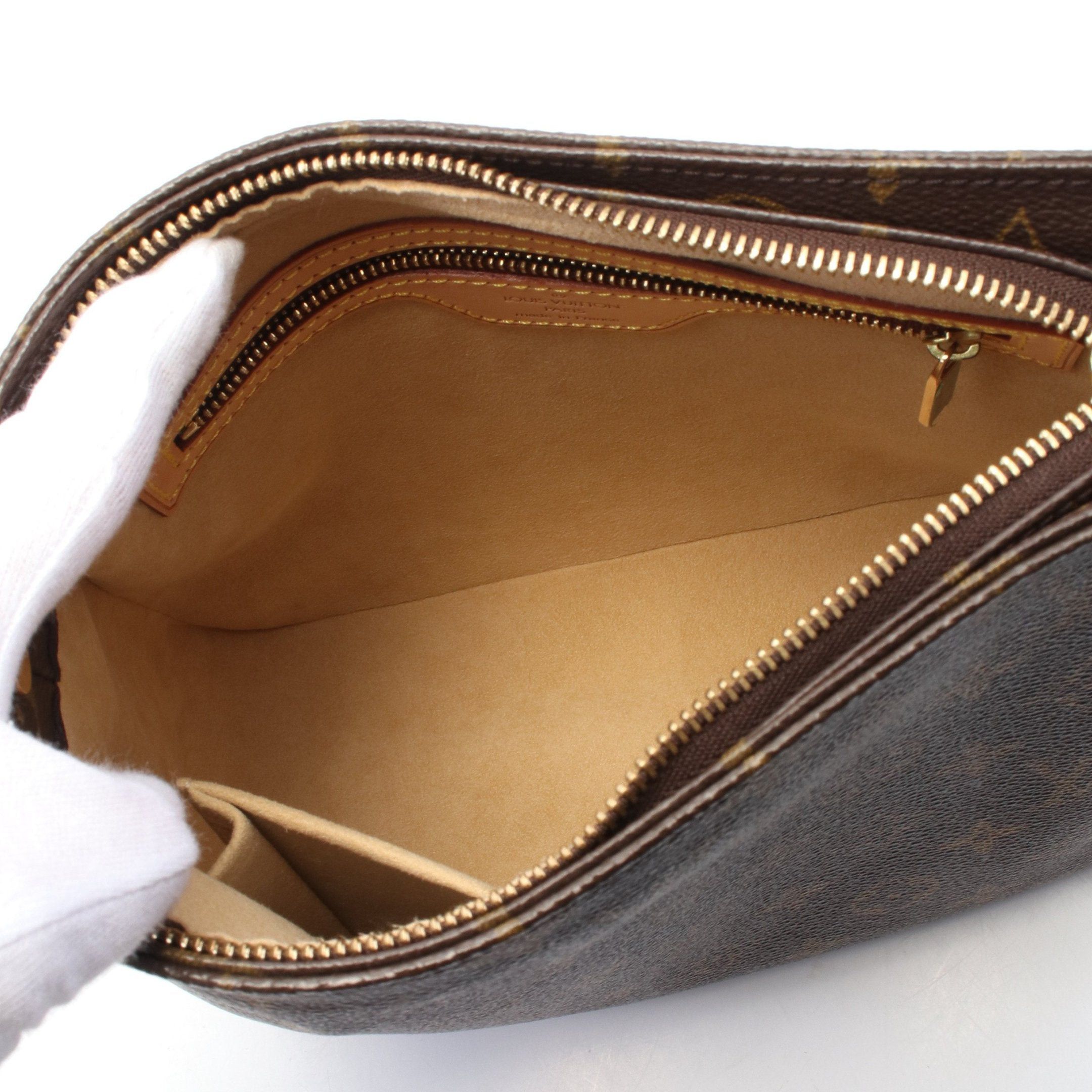 Louis Vuitton Louis Vuitton Looping Mm Monogram Shoulder Bag Leather Brown Size ONE SIZE - 3 Thumbnail