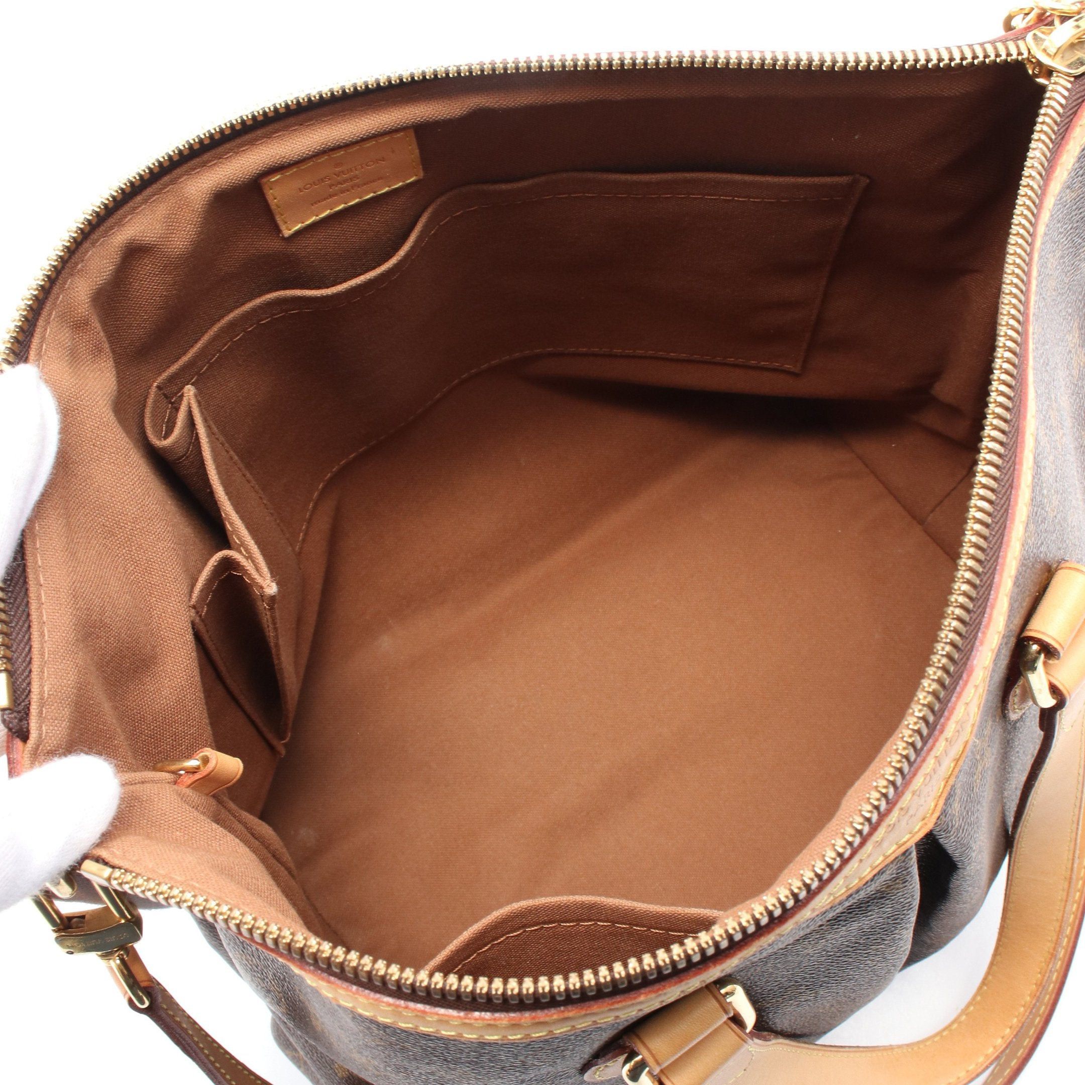 Louis Vuitton Louis Vuitton Palermo Pm Monogram Handbag Leather Brown Size ONE SIZE - 3 Thumbnail