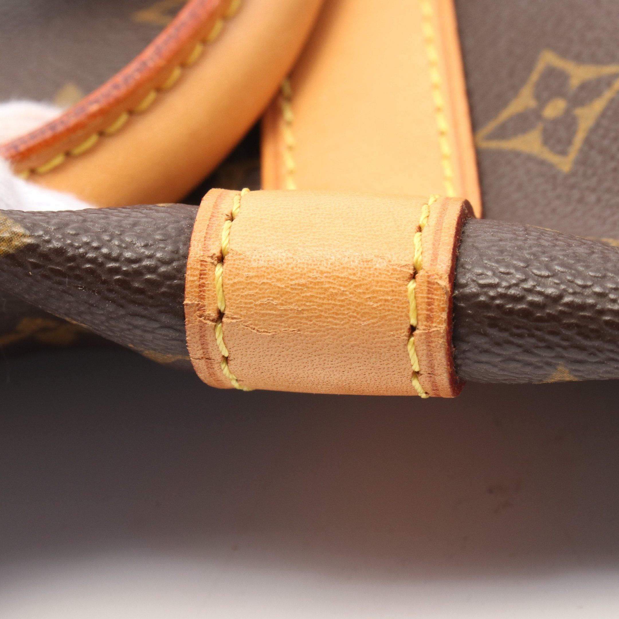 Louis Vuitton Louis Vuitton Keepall 45 Monogram Boston Bag Leather Brown Size ONE SIZE - 8 Thumbnail