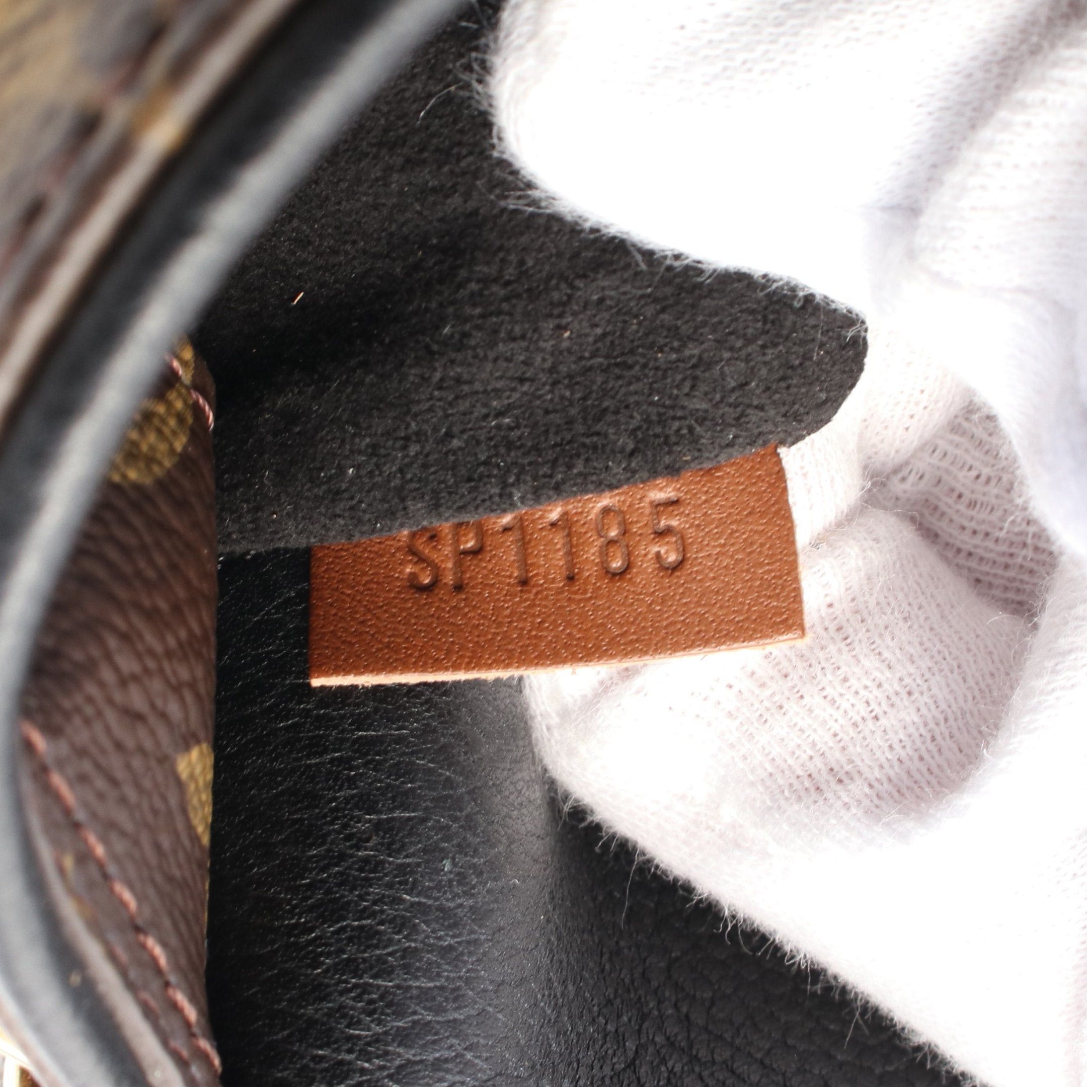 Louis Vuitton Louis Vuitton Pallas Bb Monogram Noir Handbag Leather Brown Black Size ONE SIZE - 5 Thumbnail
