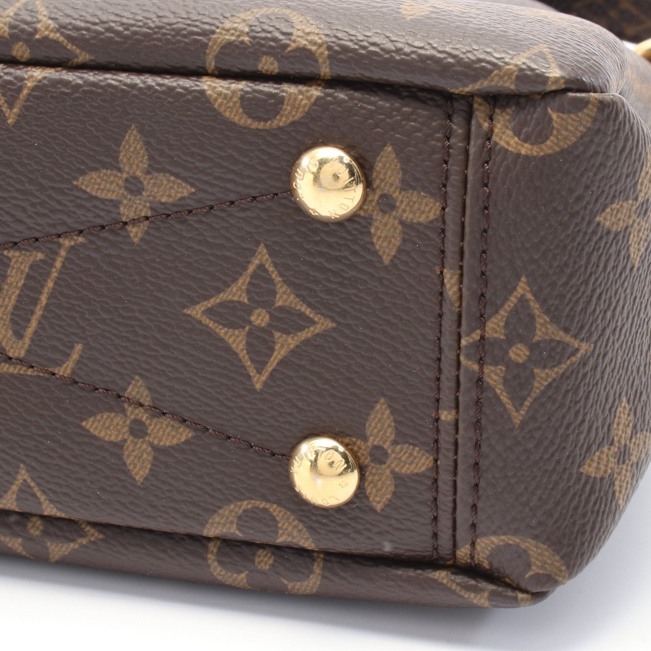 Louis Vuitton Louis Vuitton Pallas Bb Monogram Noir Handbag Leather Brown Black Size ONE SIZE - 6 Thumbnail