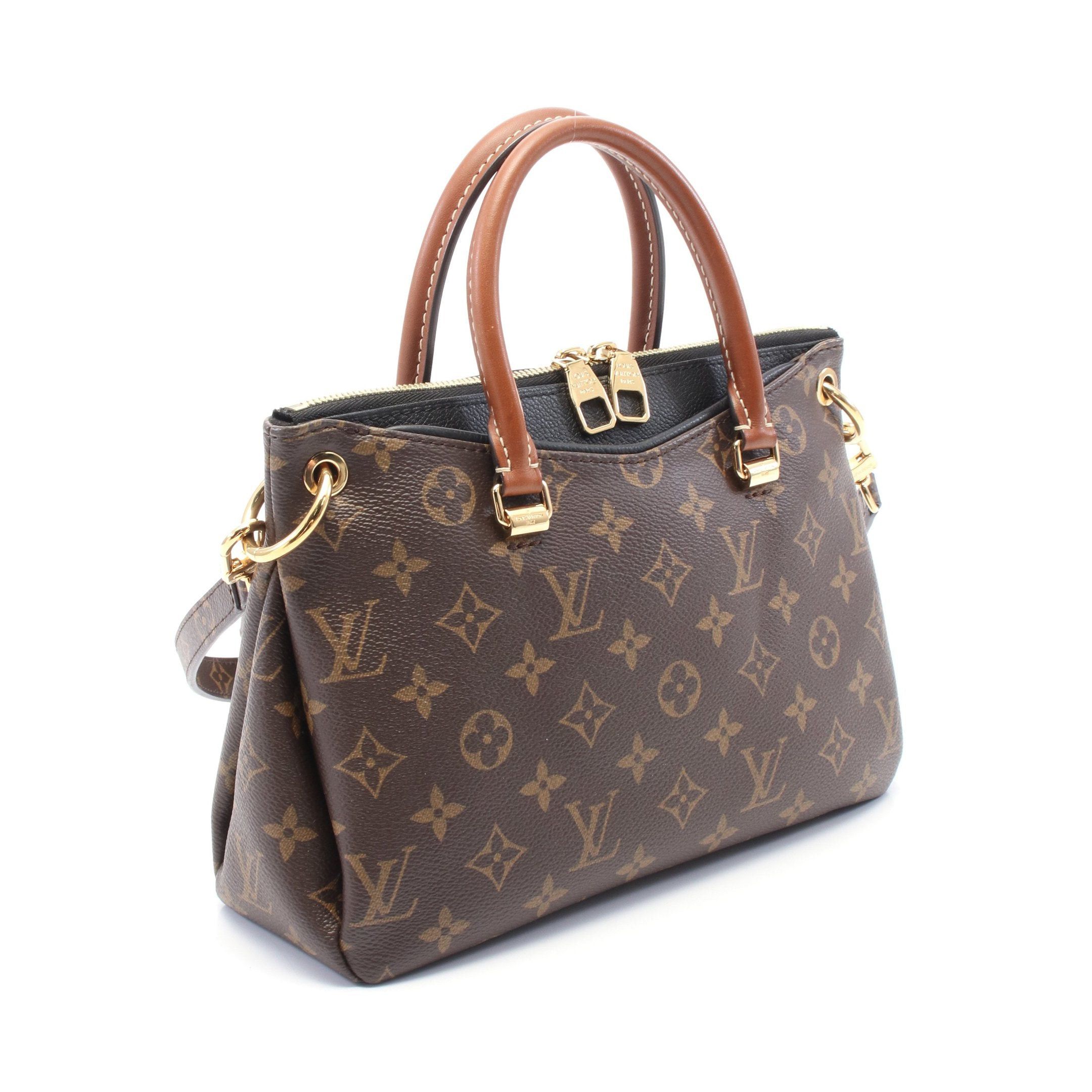 Louis Vuitton Louis Vuitton Pallas Bb Monogram Noir Handbag Leather Brown Black Size ONE SIZE - 2 Thumbnail