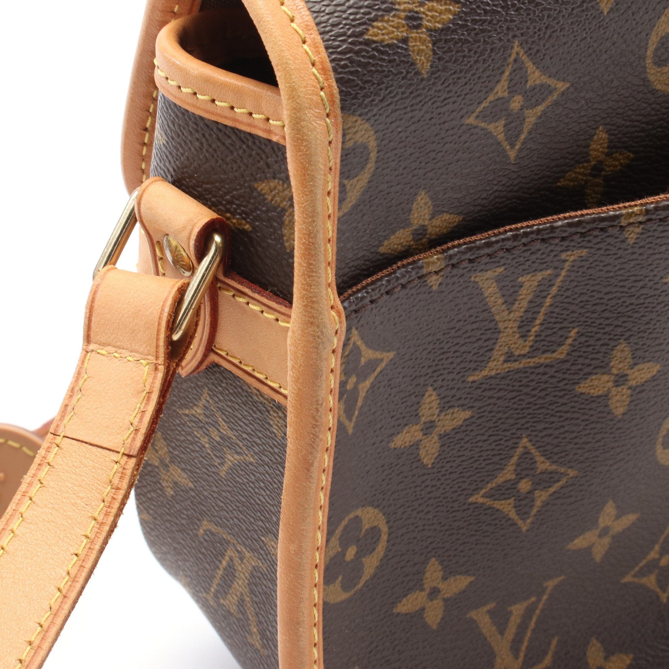 Louis Vuitton Louis Vuitton Sologne Monogram Shoulder Bag Leather Brown Size ONE SIZE - 9 Thumbnail
