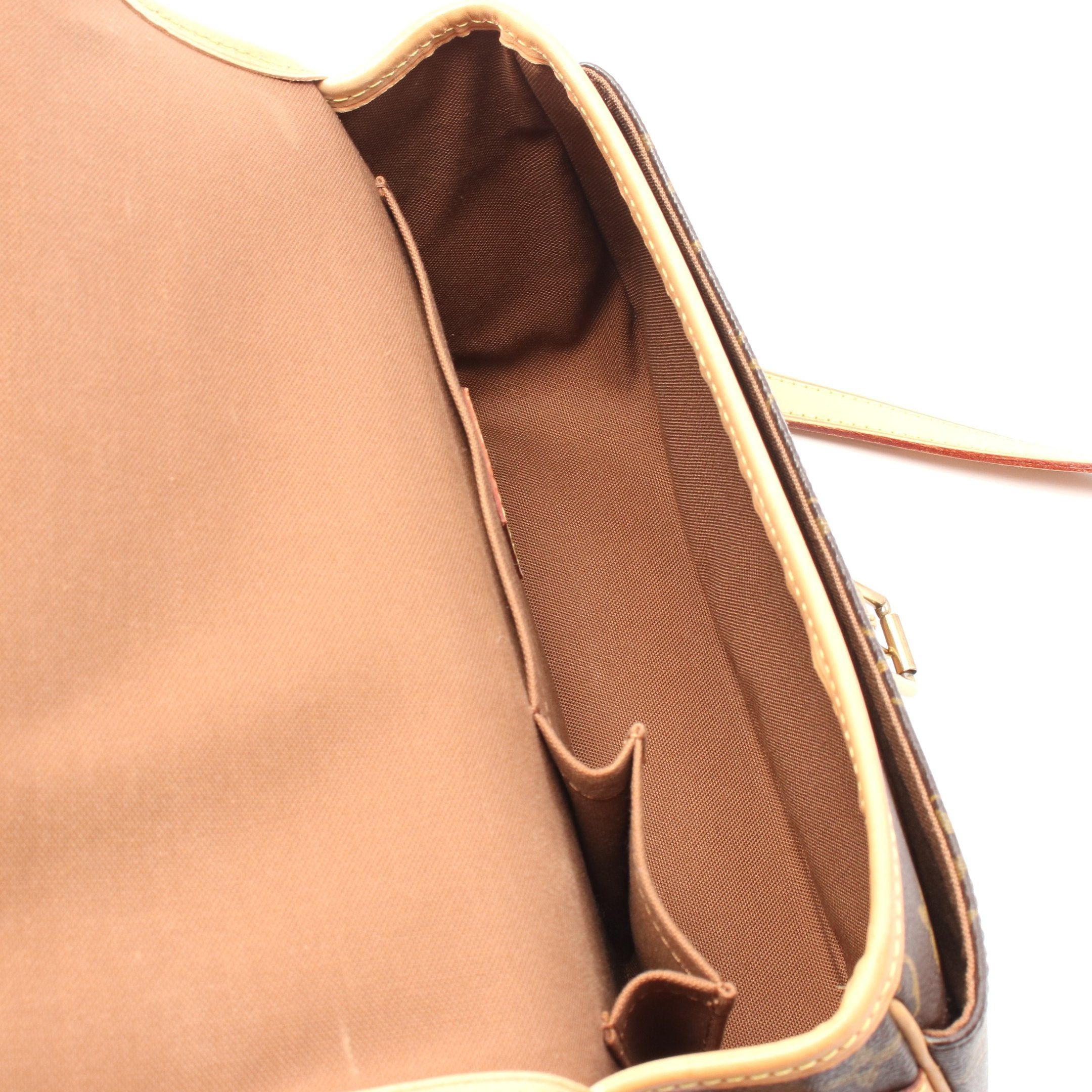 Louis Vuitton Louis Vuitton Sologne Monogram Shoulder Bag Leather Brown Size ONE SIZE - 3 Thumbnail