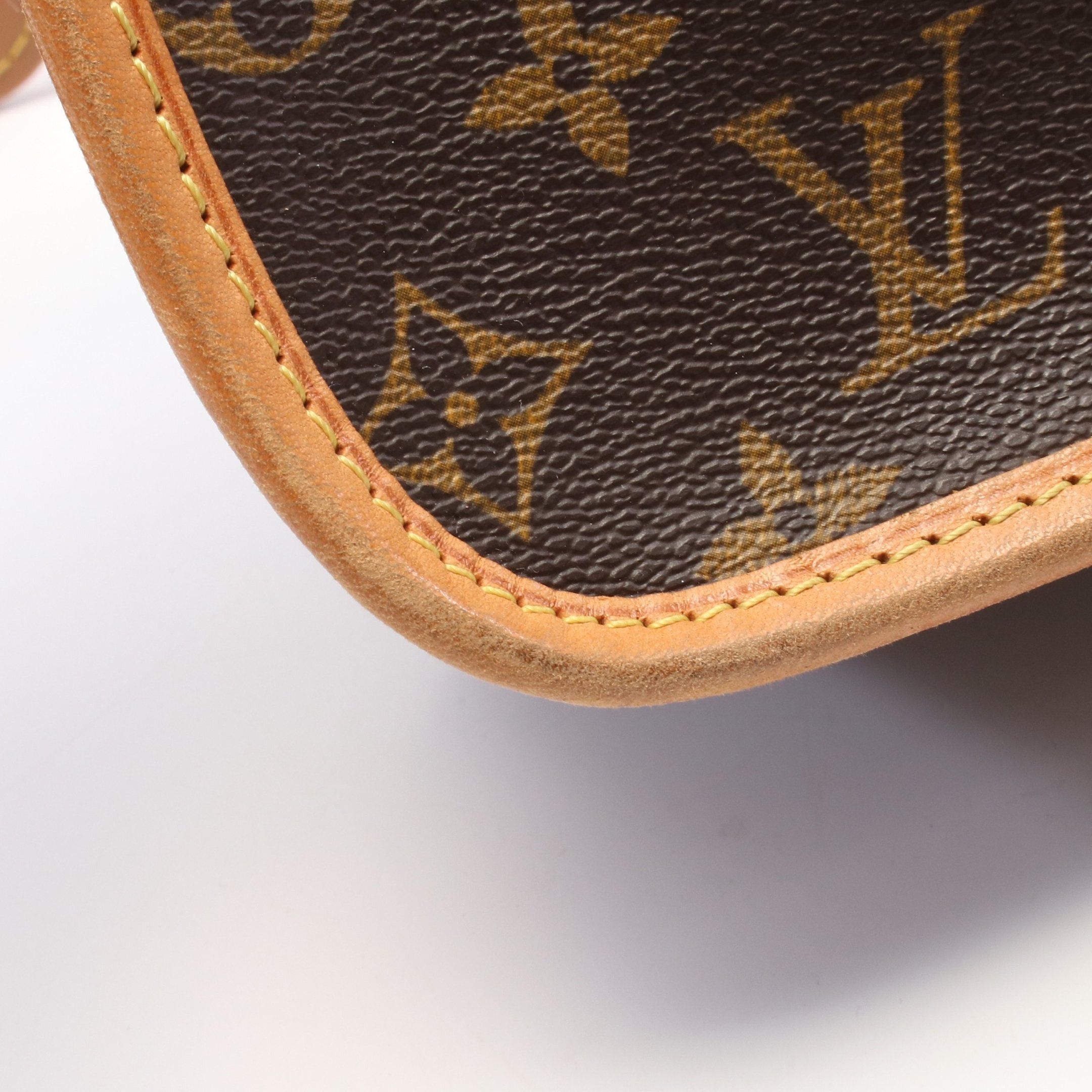 Louis Vuitton Louis Vuitton Sologne Monogram Shoulder Bag Leather Brown Size ONE SIZE - 10 Thumbnail