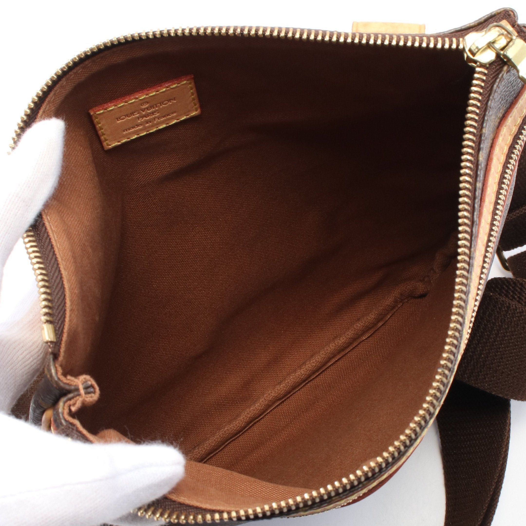Louis Vuitton Louis Vuitton Pochette Bosphore Monogram Shoulder Bag Leather Brown Size ONE SIZE - 3 Thumbnail