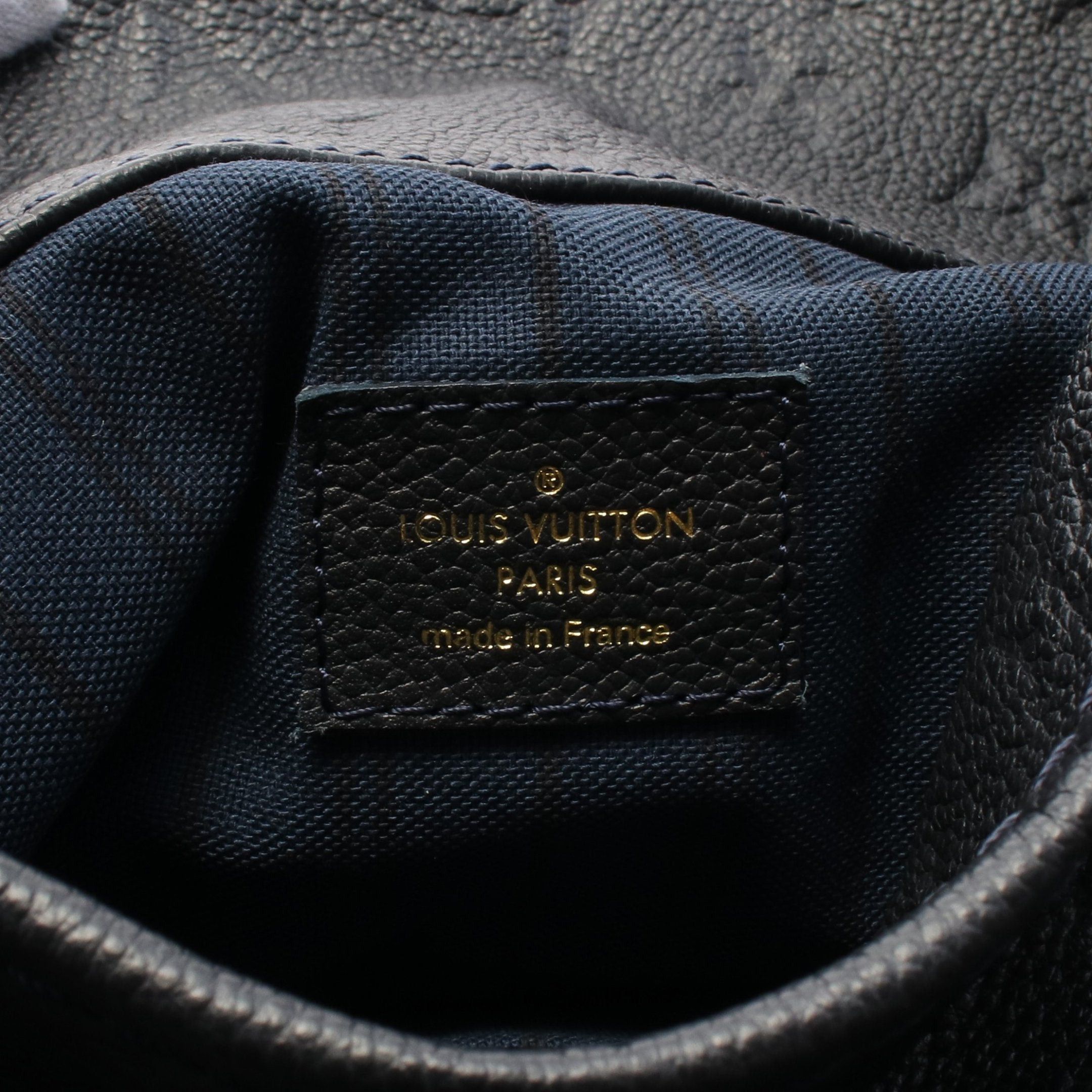 Louis Vuitton Louis Vuitton Artsy Mm Monogram Empreinte Orage Shoulder Bag Leather Dark Navy Size ONE SIZE - 4 Thumbnail