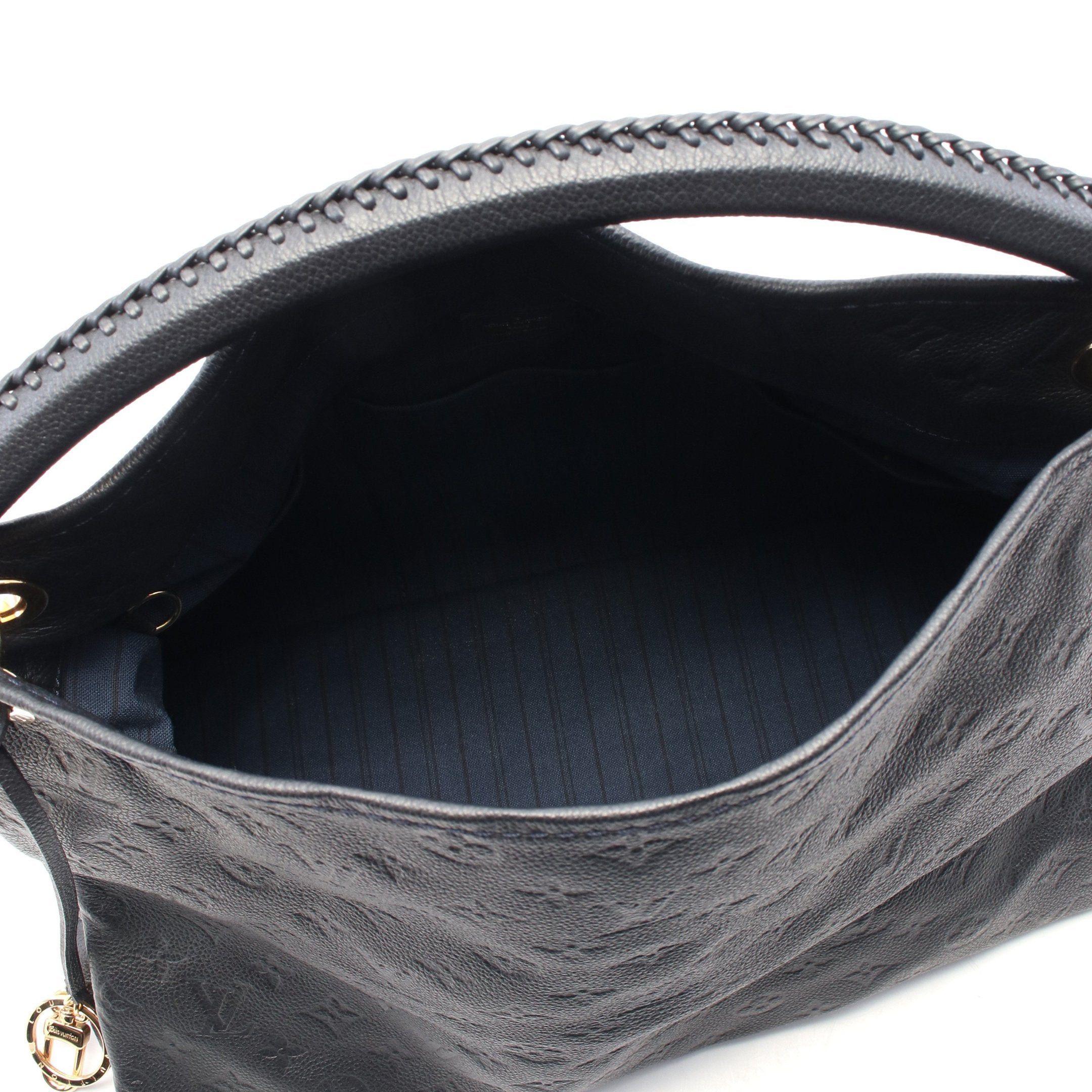 Louis Vuitton Louis Vuitton Artsy Mm Monogram Empreinte Orage Shoulder Bag Leather Dark Navy Size ONE SIZE - 3 Thumbnail