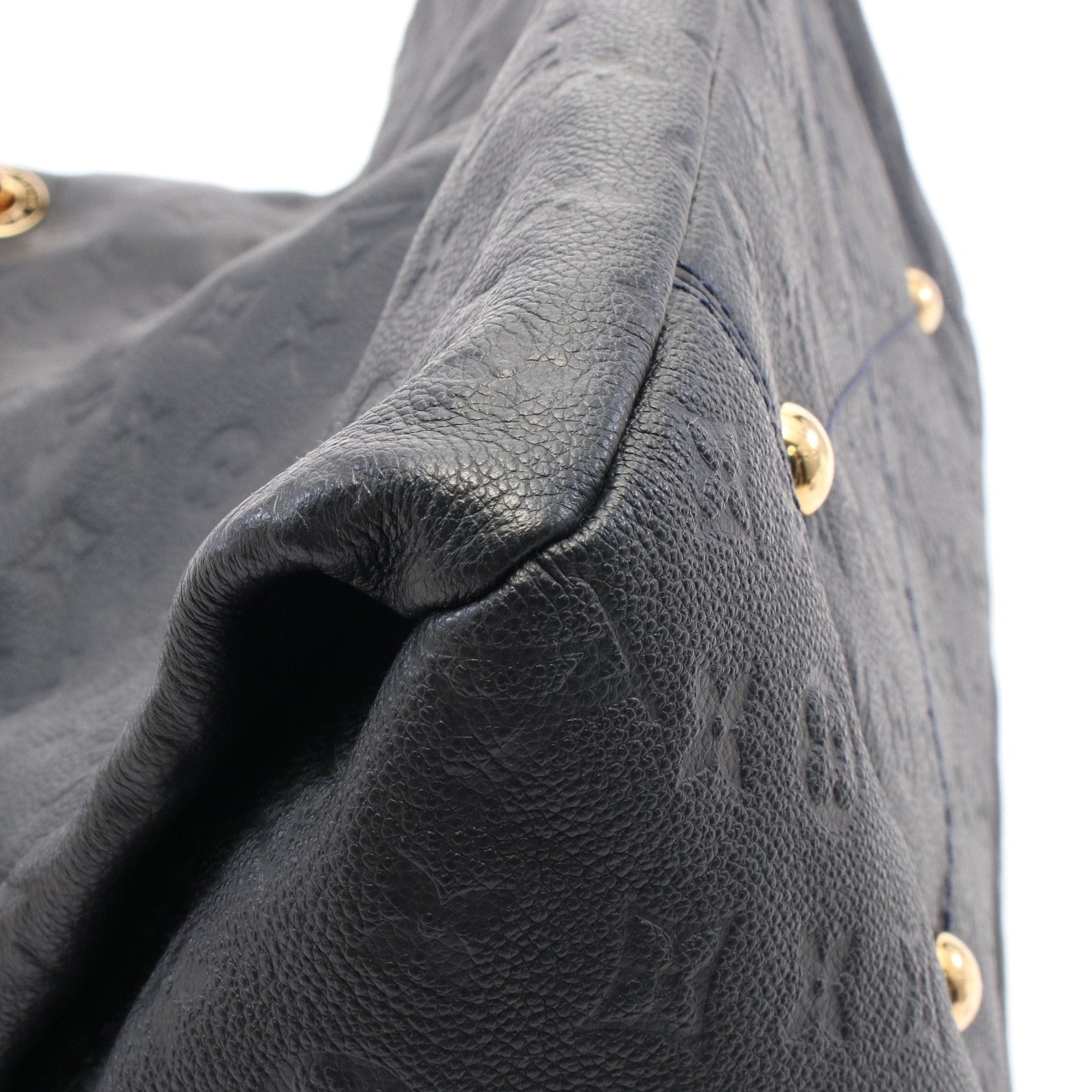 Louis Vuitton Louis Vuitton Artsy Mm Monogram Empreinte Orage Shoulder Bag Leather Dark Navy Size ONE SIZE - 7 Thumbnail