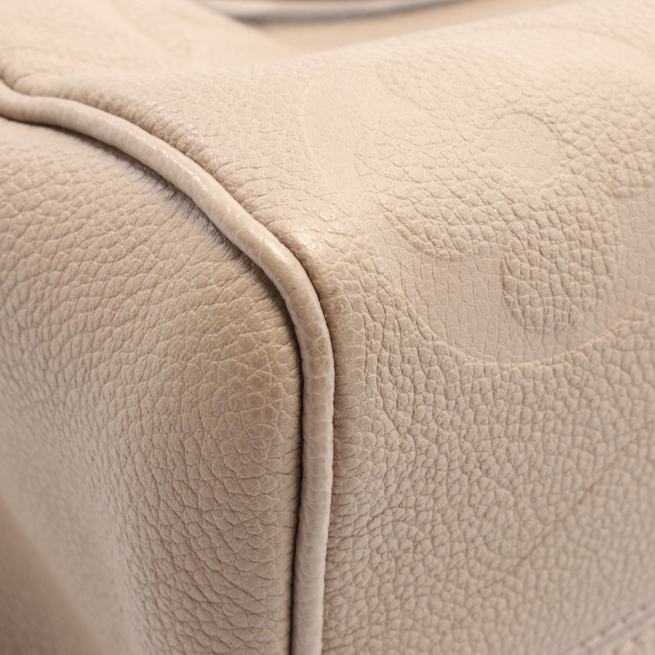 Louis Vuitton Louis Vuitton Speedy 25 Monogram Empreinte Giant Tourterelle Handbag Leather Gray Beige Size ONE SIZE - 5 Thumbnail