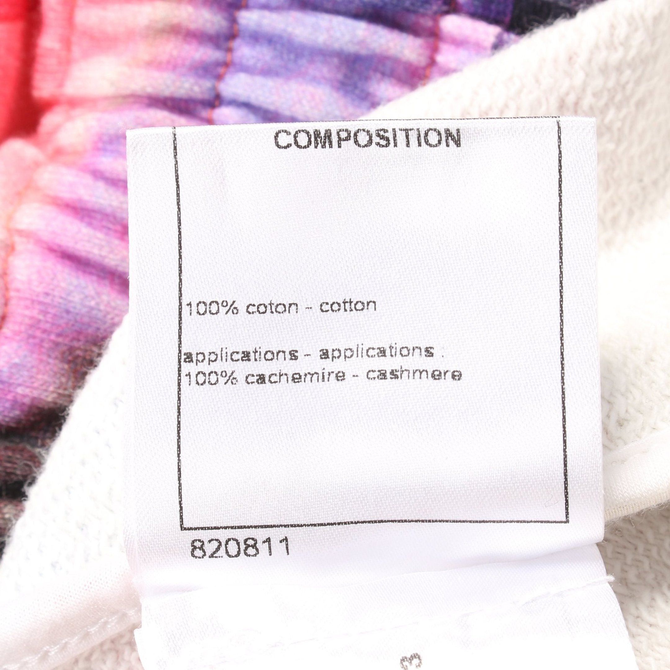 Chanel Chanel Abstract Airport Motif Crewneck Pullover Sweatshirt Cotton Multicolor Size ONE SIZE - 4 Thumbnail