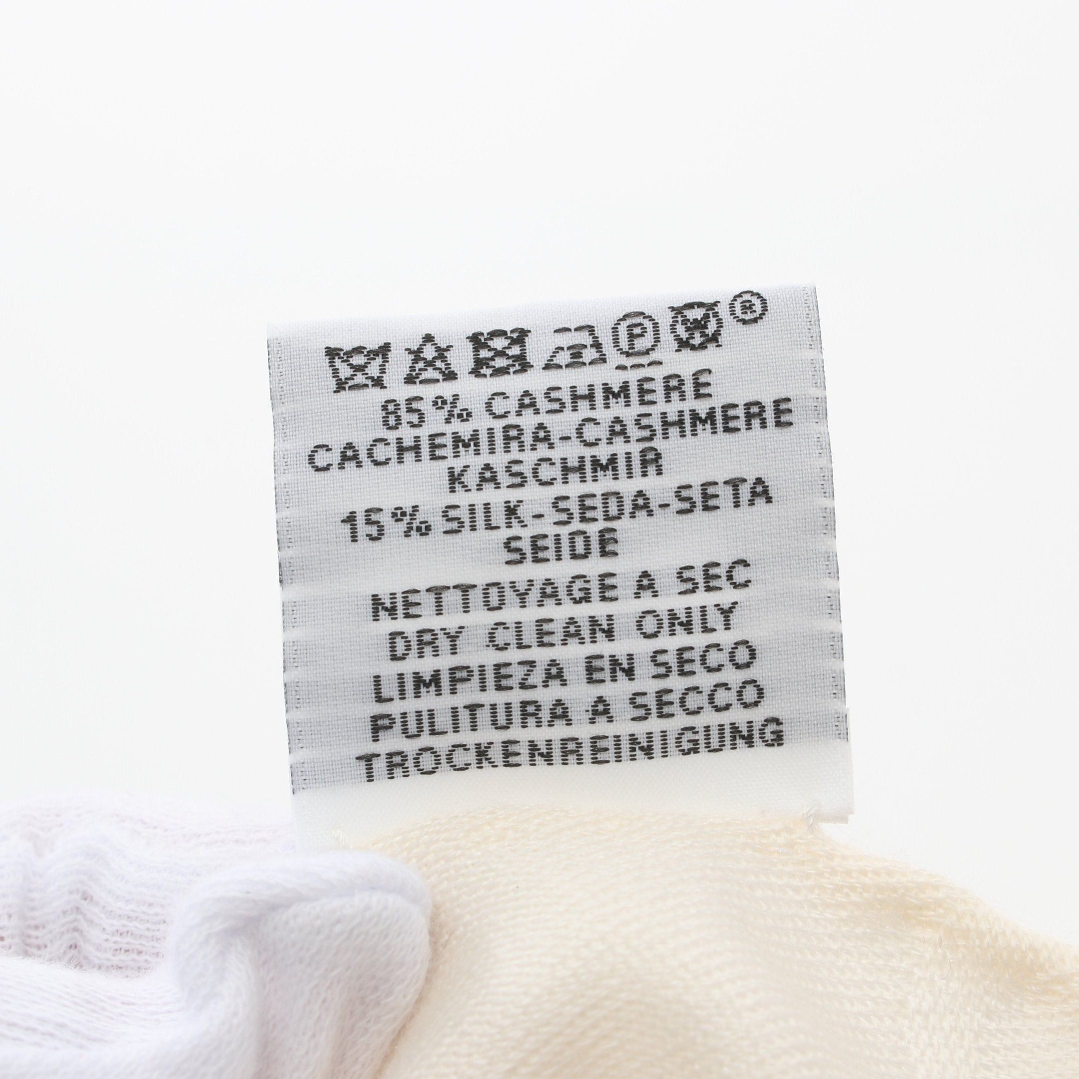 Hermes Hermes New Libris Stall Cashmere Off White Size ONE SIZE - 3 Thumbnail