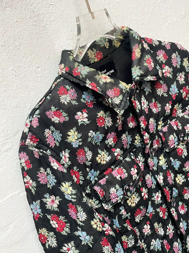 Comme des Garcons Floral COMME des GARCONS Short Jacket-dmc Size US M / EU 48-50 / 2 - 3 Thumbnail