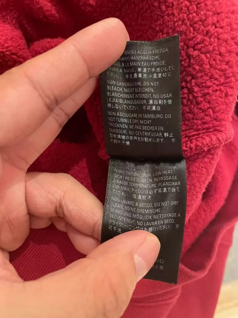Balenciaga Balenciaga Red Embroidered Hoodie for Men and Women-dmc Size US XS / EU 42 / 0 - 4 Thumbnail