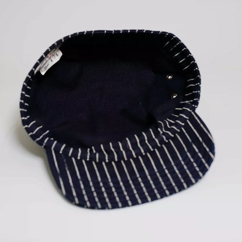 The Real McCoy's JOE McCOY Wabash Work Cap in Dark Blue-dmc Size ONE SIZE - 2 Thumbnail