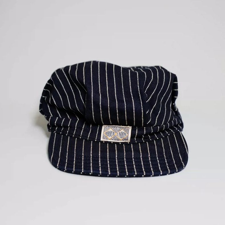 The Real McCoy's JOE McCOY Wabash Work Cap in Dark Blue-dmc Size ONE SIZE - 4 Thumbnail