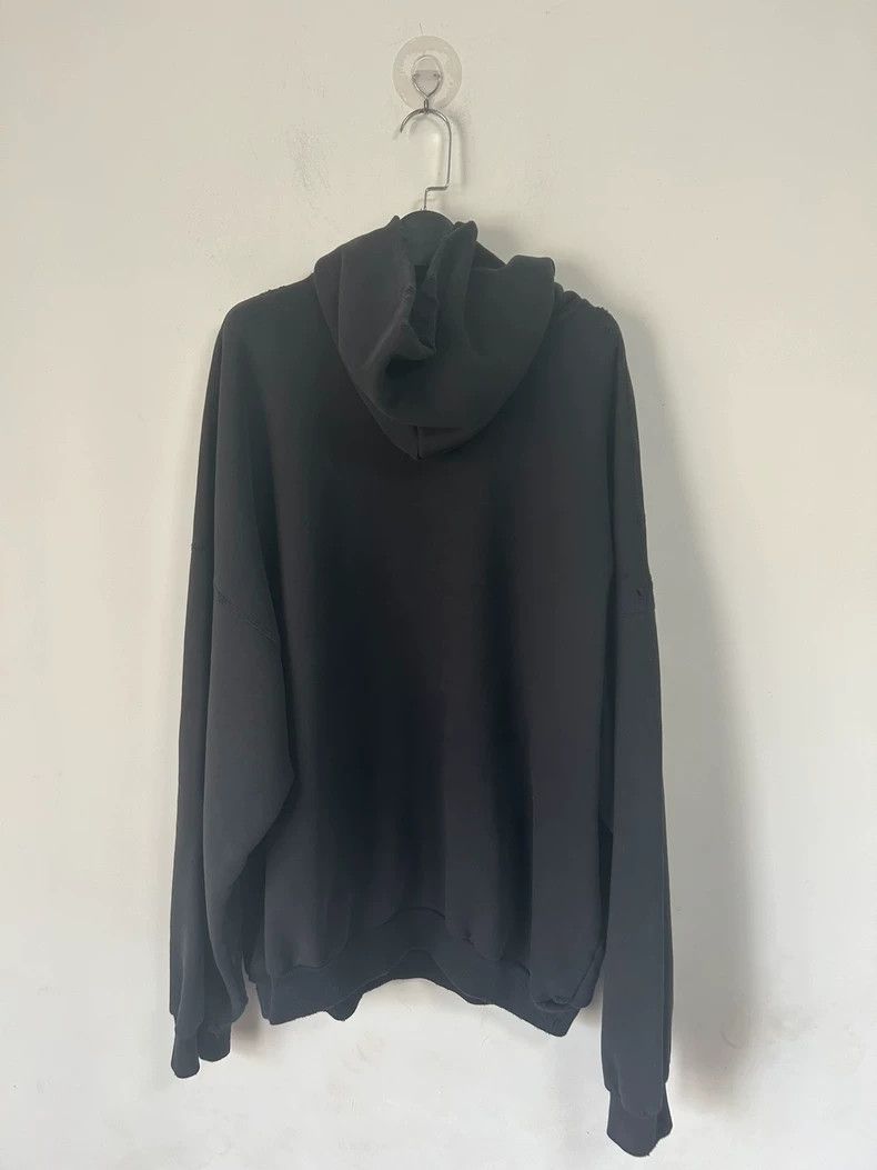 Balenciaga Balenciaga Black Hooded Sweatshirt with Print-dmc Size US XS / EU 42 / 0 - 2 Thumbnail