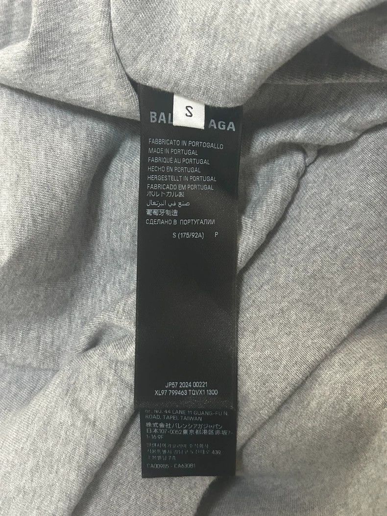 Balenciaga Balenciaga Gray Oversized Hoodie with Zipper-dmc Size US S / EU 44-46 / 1 - 4 Thumbnail
