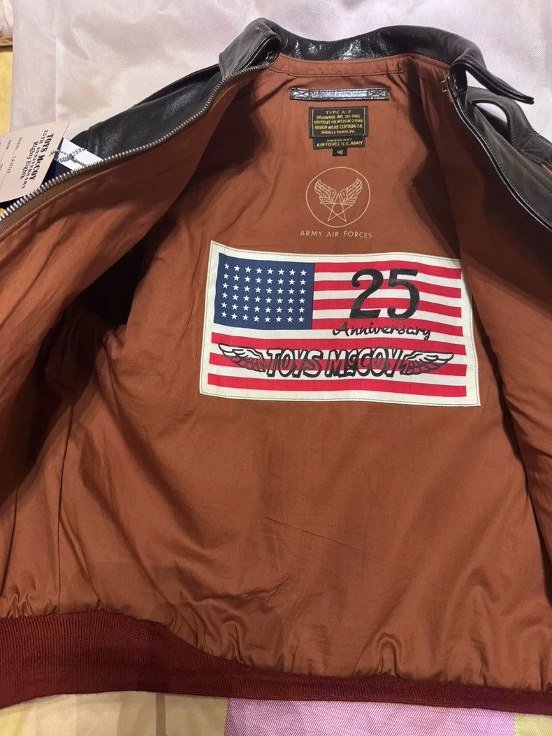 The Real McCoy's Mighty Eighth Leather Jacket with Design-dmc Size US M / EU 48-50 / 2 - 5 Thumbnail