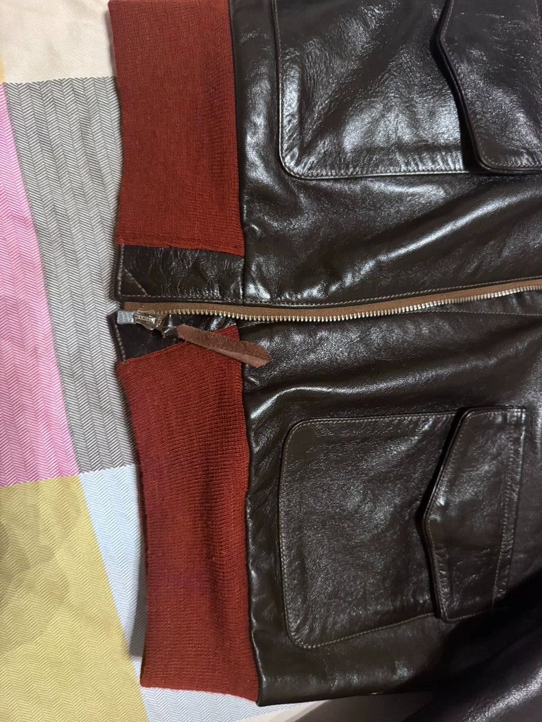 The Real McCoy's Mighty Eighth Leather Jacket with Design-dmc Size US M / EU 48-50 / 2 - 7 Thumbnail