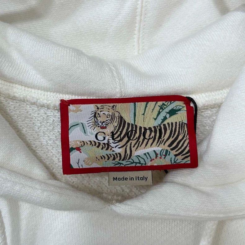 Gucci Gucci Hooded Sweatshirt with Tiger Design-dmc Size US S / EU 44-46 / 1 - 5 Thumbnail