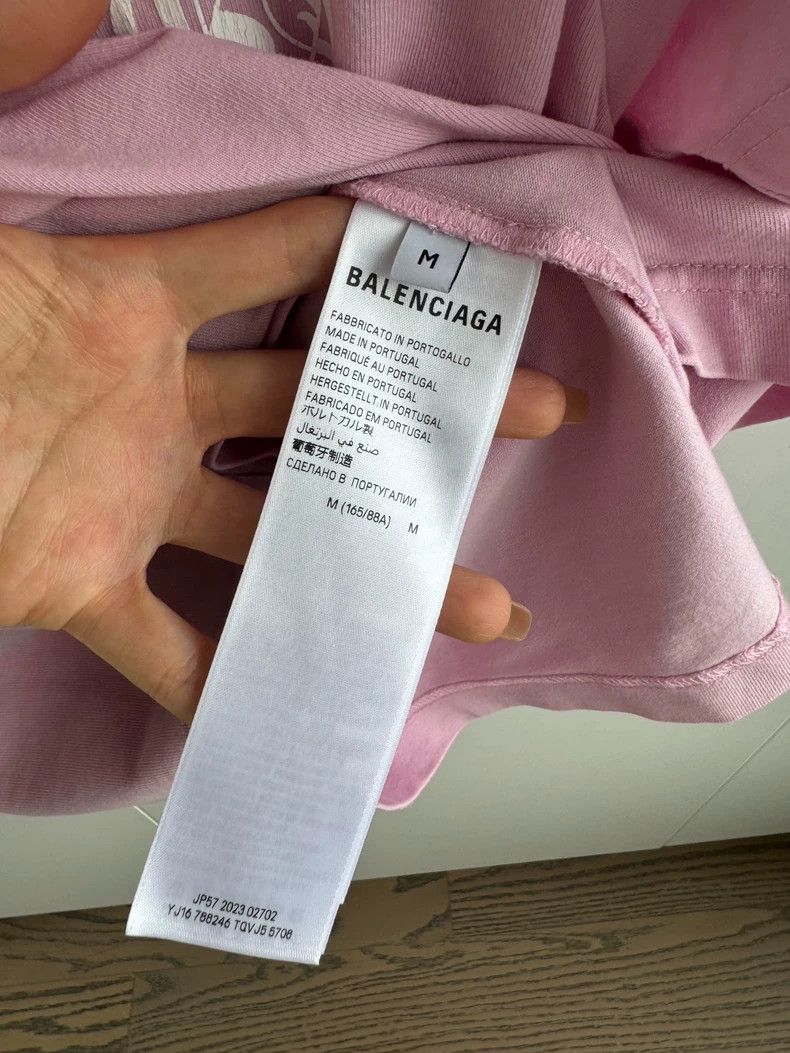 Balenciaga Balenciaga Gothic Type Bodycon T-Shirt-dmc Size US M / EU 48-50 / 2 - 6 Thumbnail