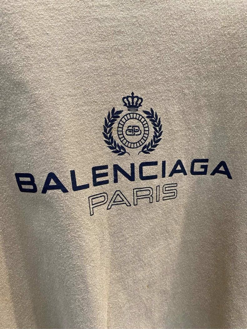 Balenciaga Balenciaga Khaki Short Sleeve T-Shirt-dmc Size US S / EU 44-46 / 1 - 3 Thumbnail