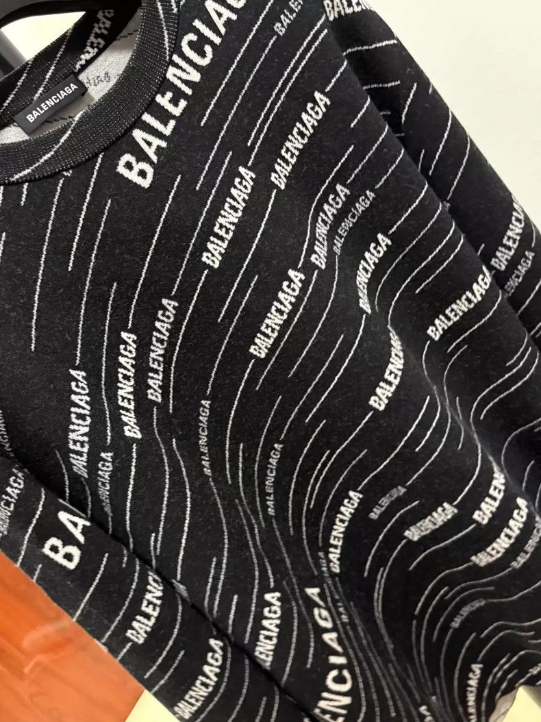 Balenciaga Balenciaga Logo Print Long Sleeve Shirt-dmc Size US S / EU 44-46 / 1 - 3 Thumbnail