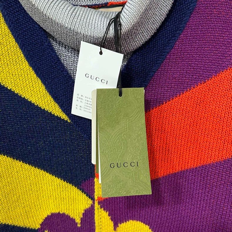 Gucci Gucci Striped Wool Knitted Sweater-dmc Size US M / EU 48-50 / 2 - 6 Thumbnail
